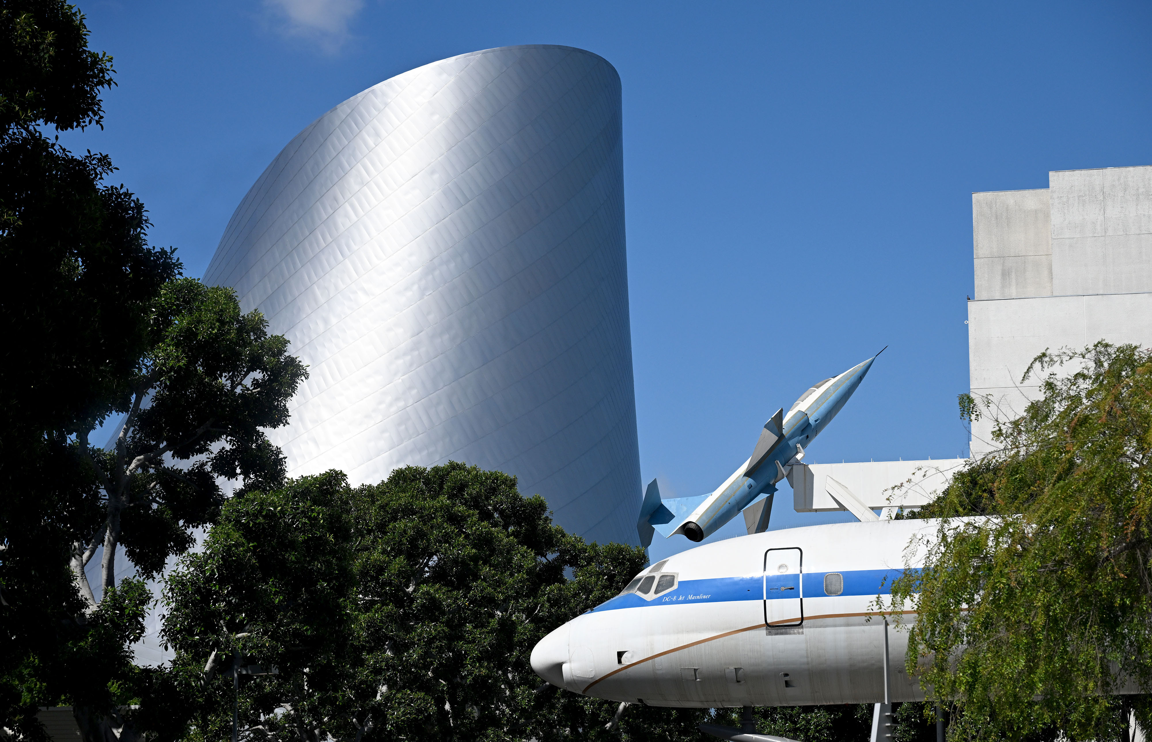 The permanent home of Space Shuttle Endeavour at the California...