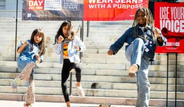 Los Angeles celebrates Denim Day and rallies against sexual and domestic violence at City Hall – Daily News