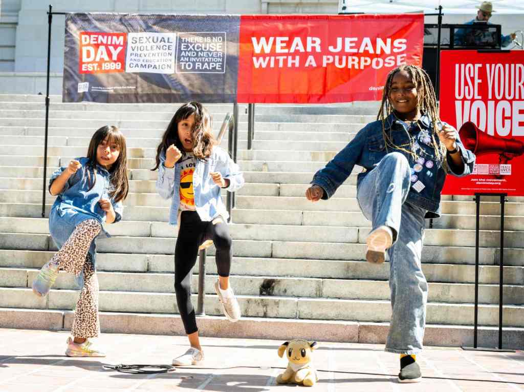 Los Angeles celebrates Denim Day and rallies against sexual and domestic violence at City Hall – Daily News