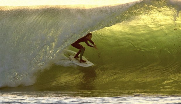 John Slavin has made a name for himself in the Windansea community as a surf photographer. This is one of his photos. (John Slavin)