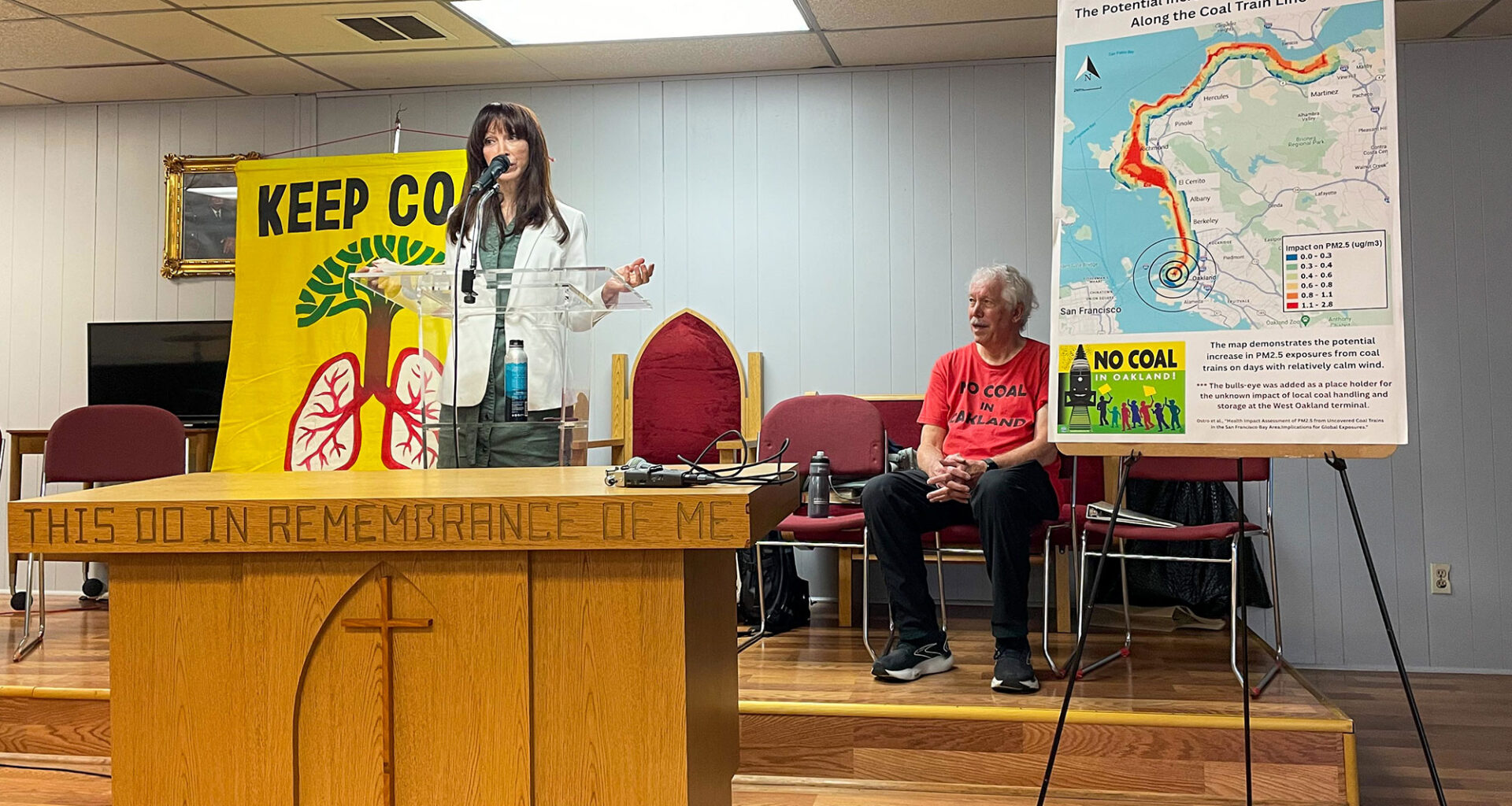 Anti-coal coalition calls for regulation of coal dust at planned West Oakland bulk terminal