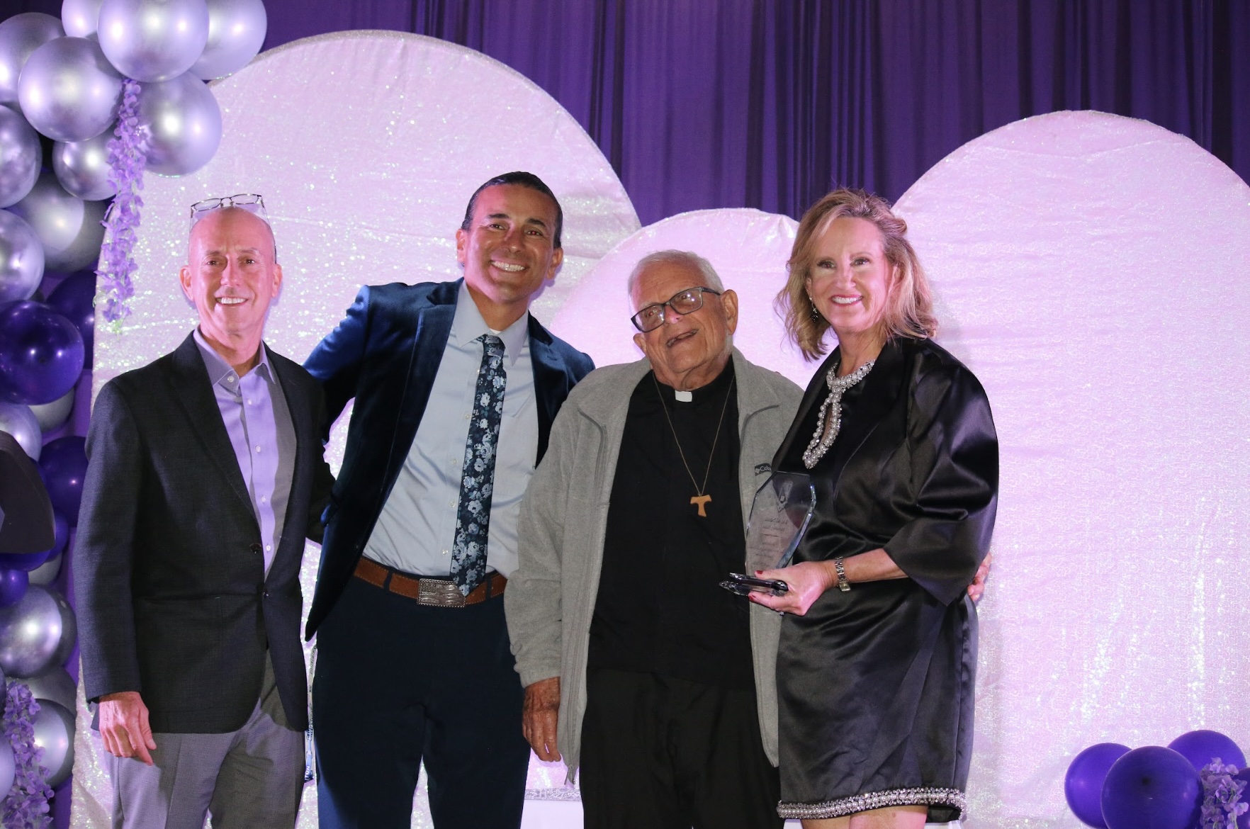Father Al Scott was inducted into the St. Anthony High...