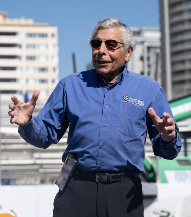 Longtime Grand Prix Association of Long Beach President and CEO Jim Michaelian. (Photo by Drew A. Kelley, Press-Telegram/SCNG)