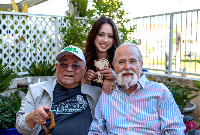 From left, Willie Ito, Maddie Suss and Stan Pawlowski at...