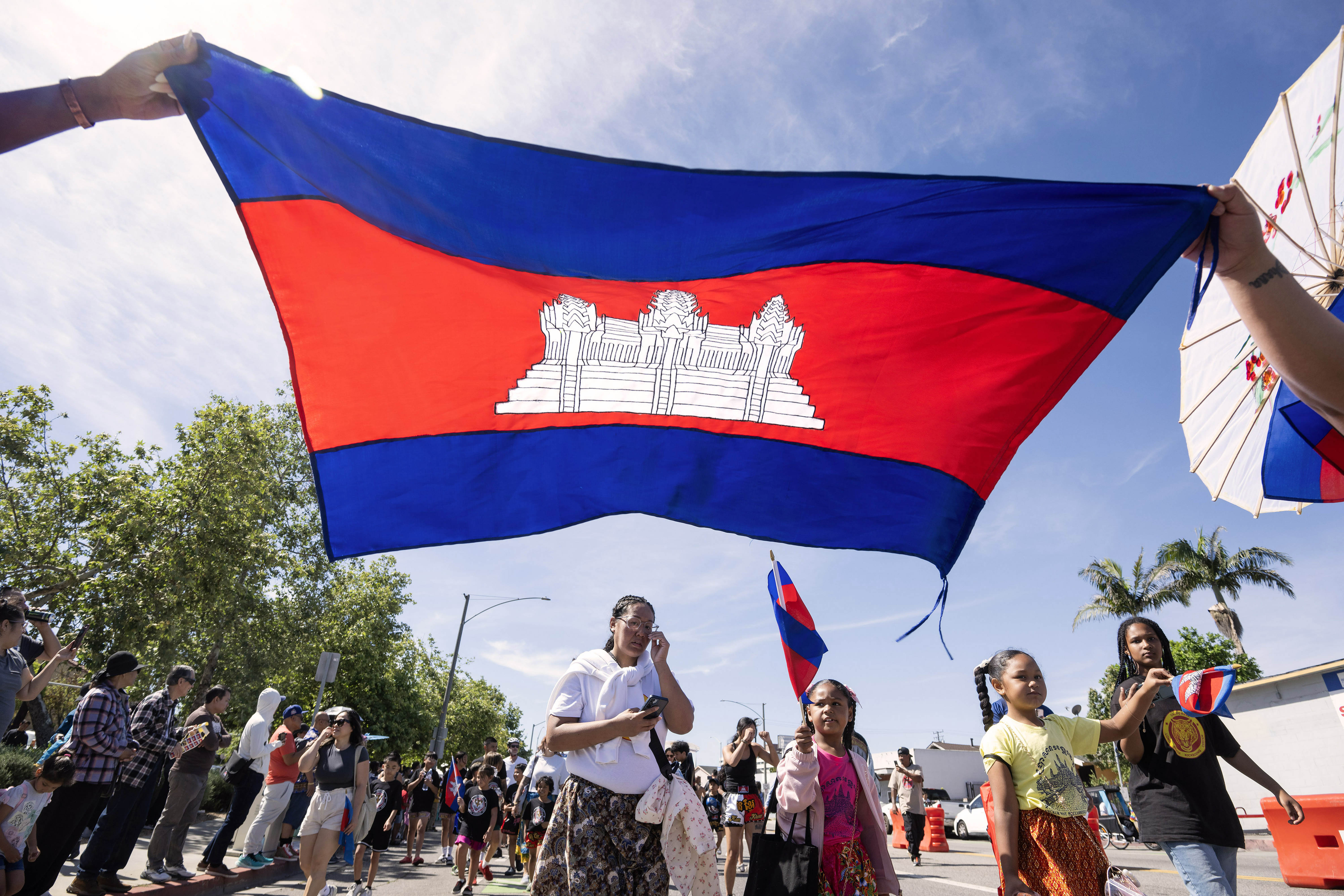 The 18th annual Cambodia Town Parade travels north on Alamitos...