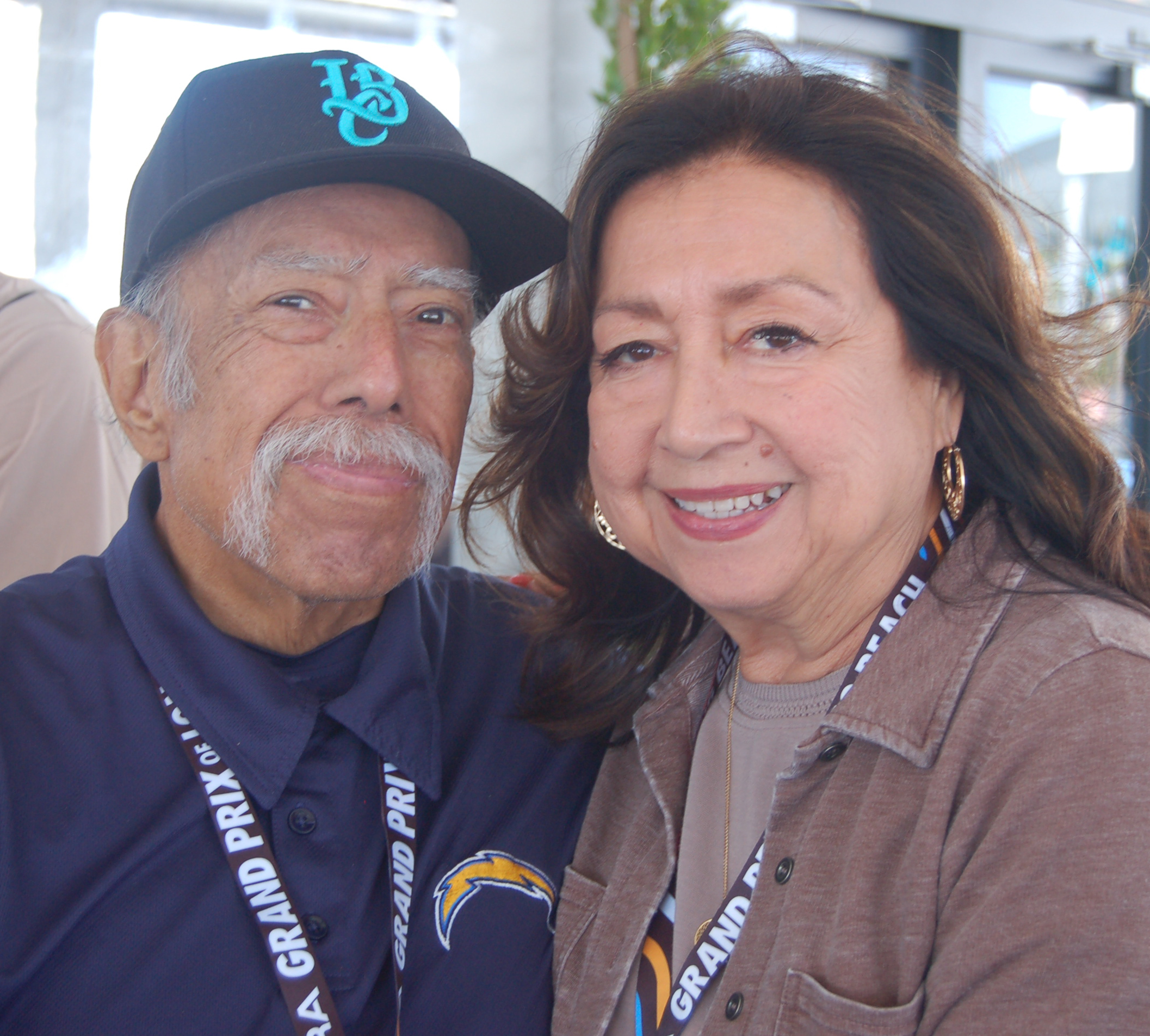 Roberto and Tanya Uranga at the 2026 Acura Grand Prix...
