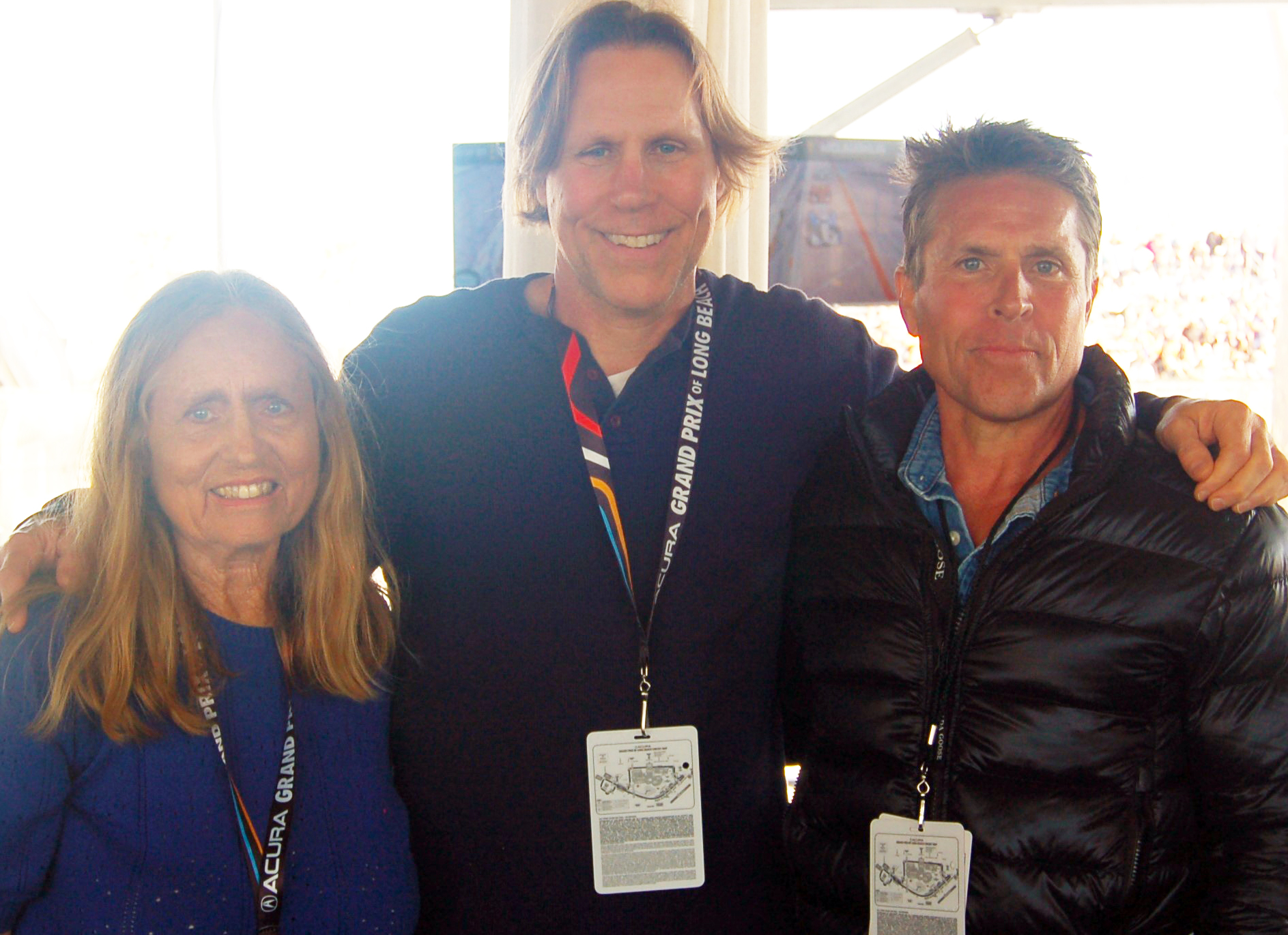 The Michaelian family Mary, Mike and Bob. Photo: Shirley Wild,...