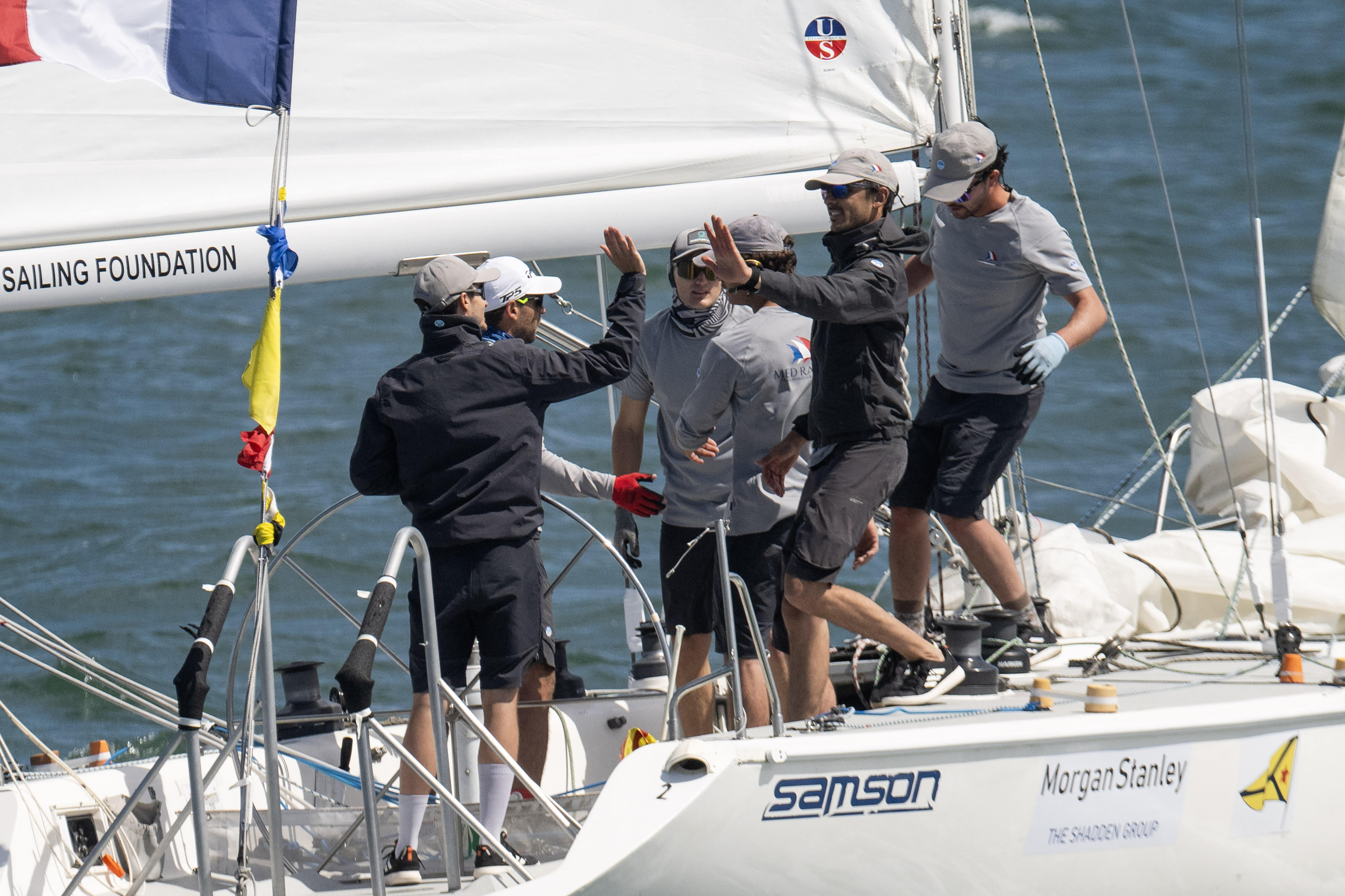 Ian Garretaâs team celebrates during day one of the 2026...