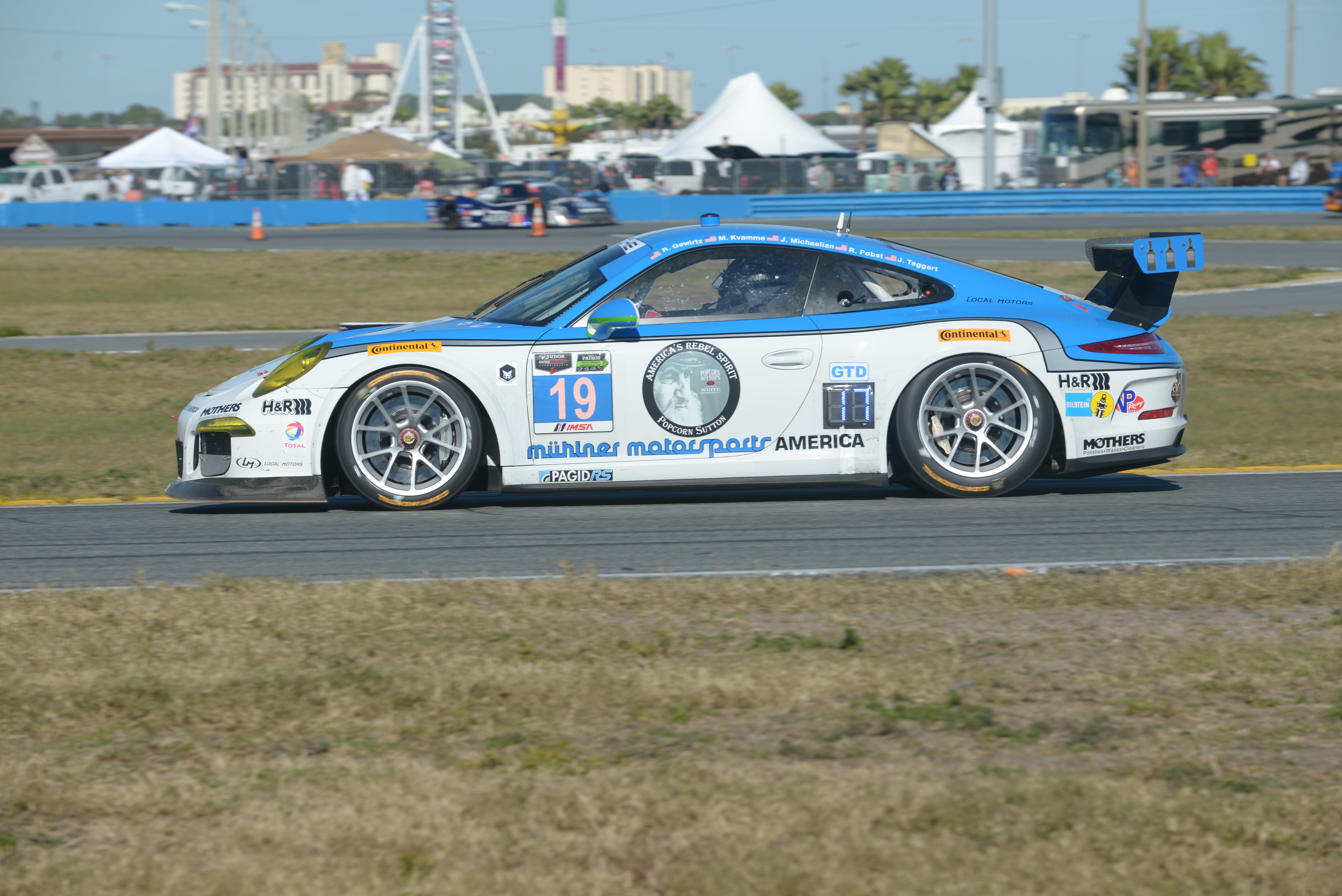 Jim Michaelian is driving in the 24-hour Daytona endurance race...
