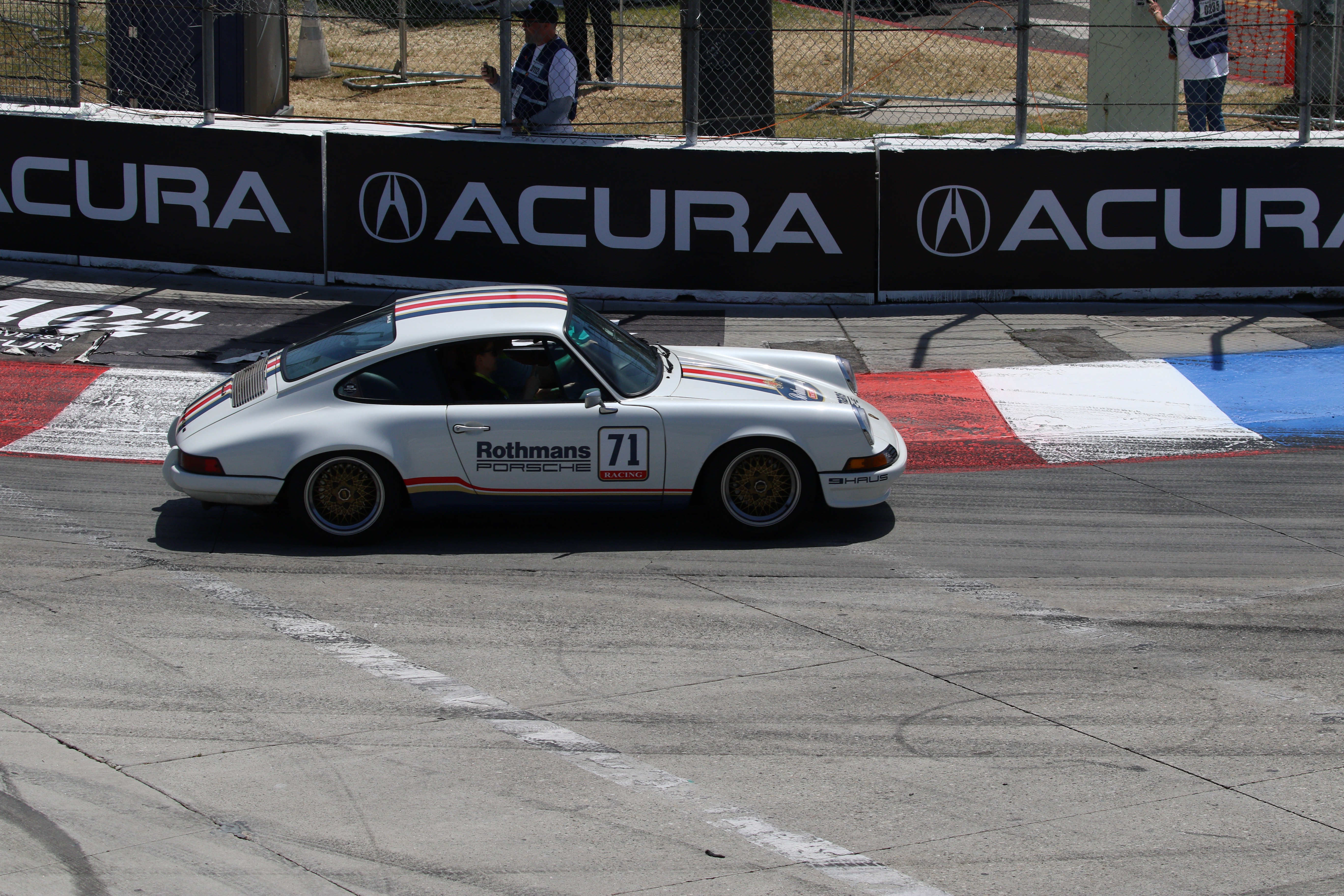 An exotic car rides the circuit in the Mornings CARnival...
