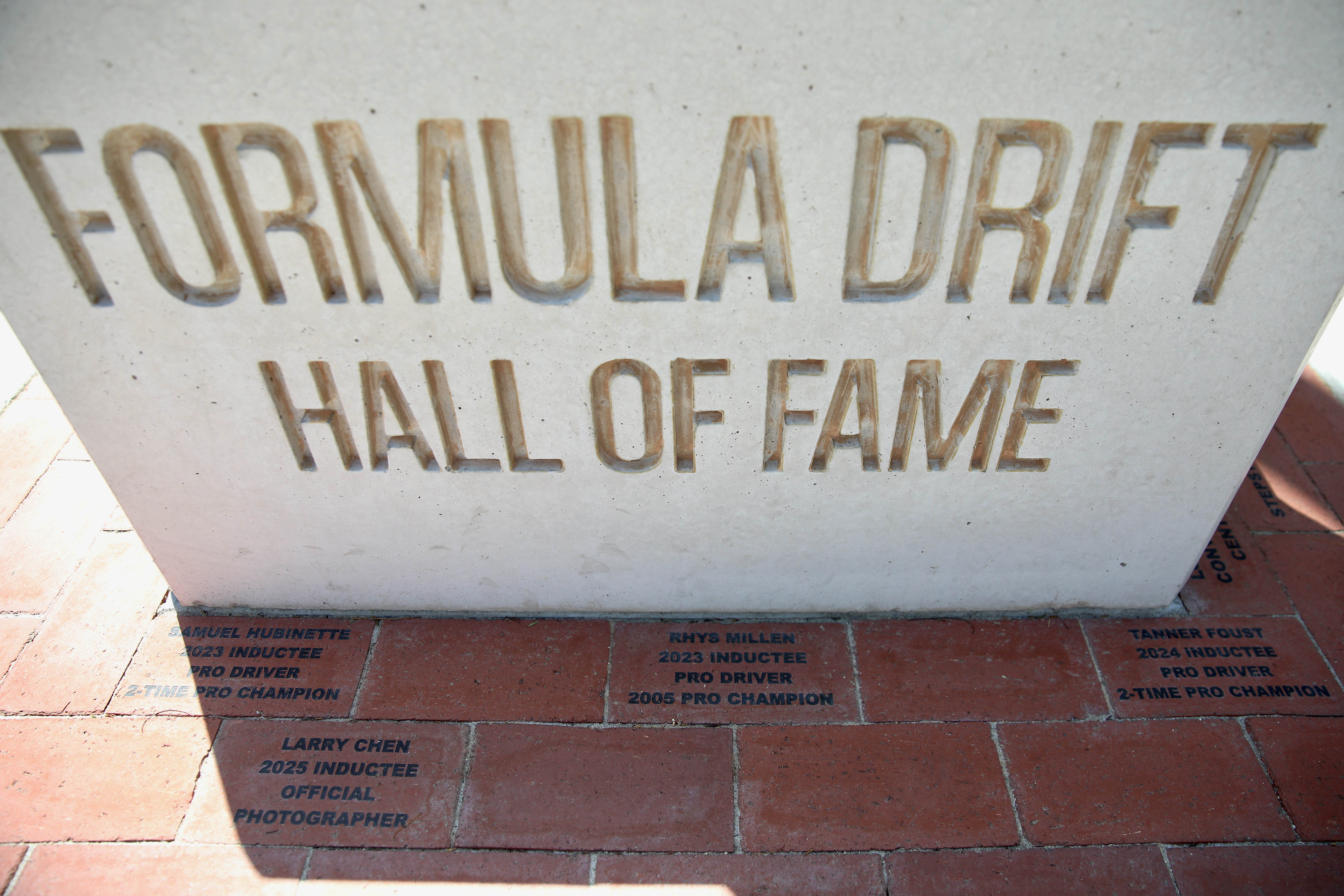The new Formula DRIFT Hall of Fame sits on the...