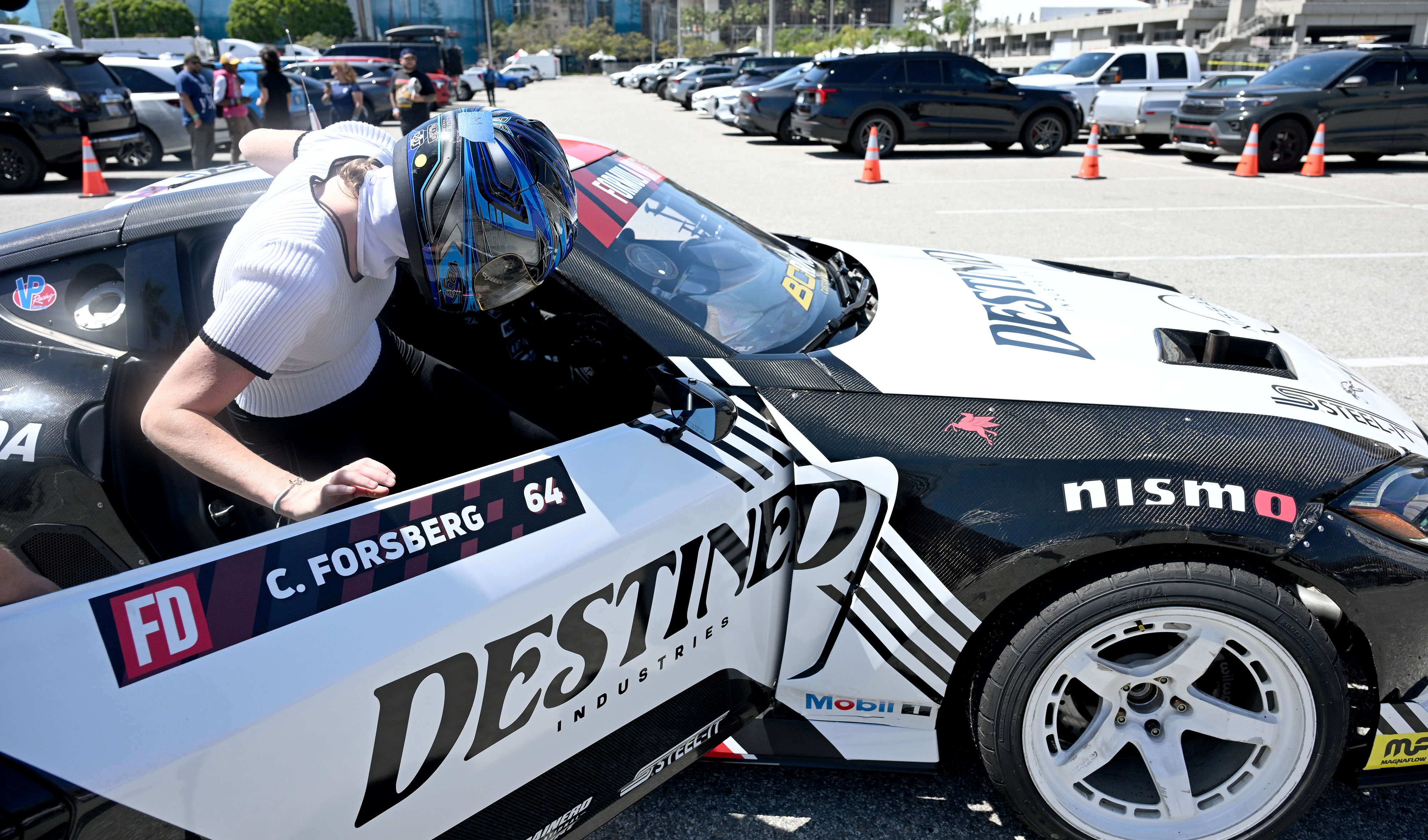 Long Beach Press-Telegram reporter Madeline Armstrong prepares for a ride-along...