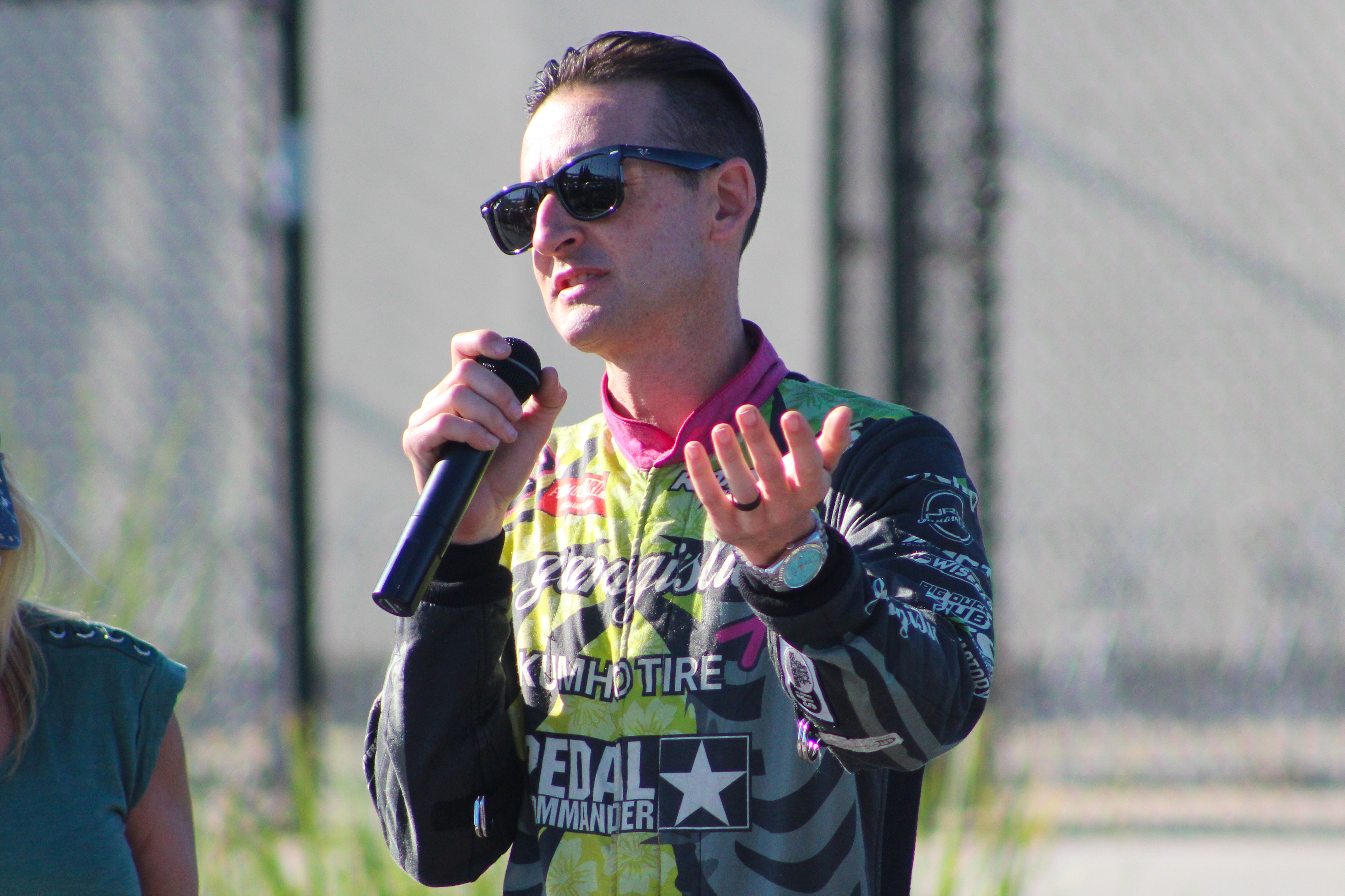 Formula DRIFT and Super Drift Challenge driver Rome Charpentier speaking...