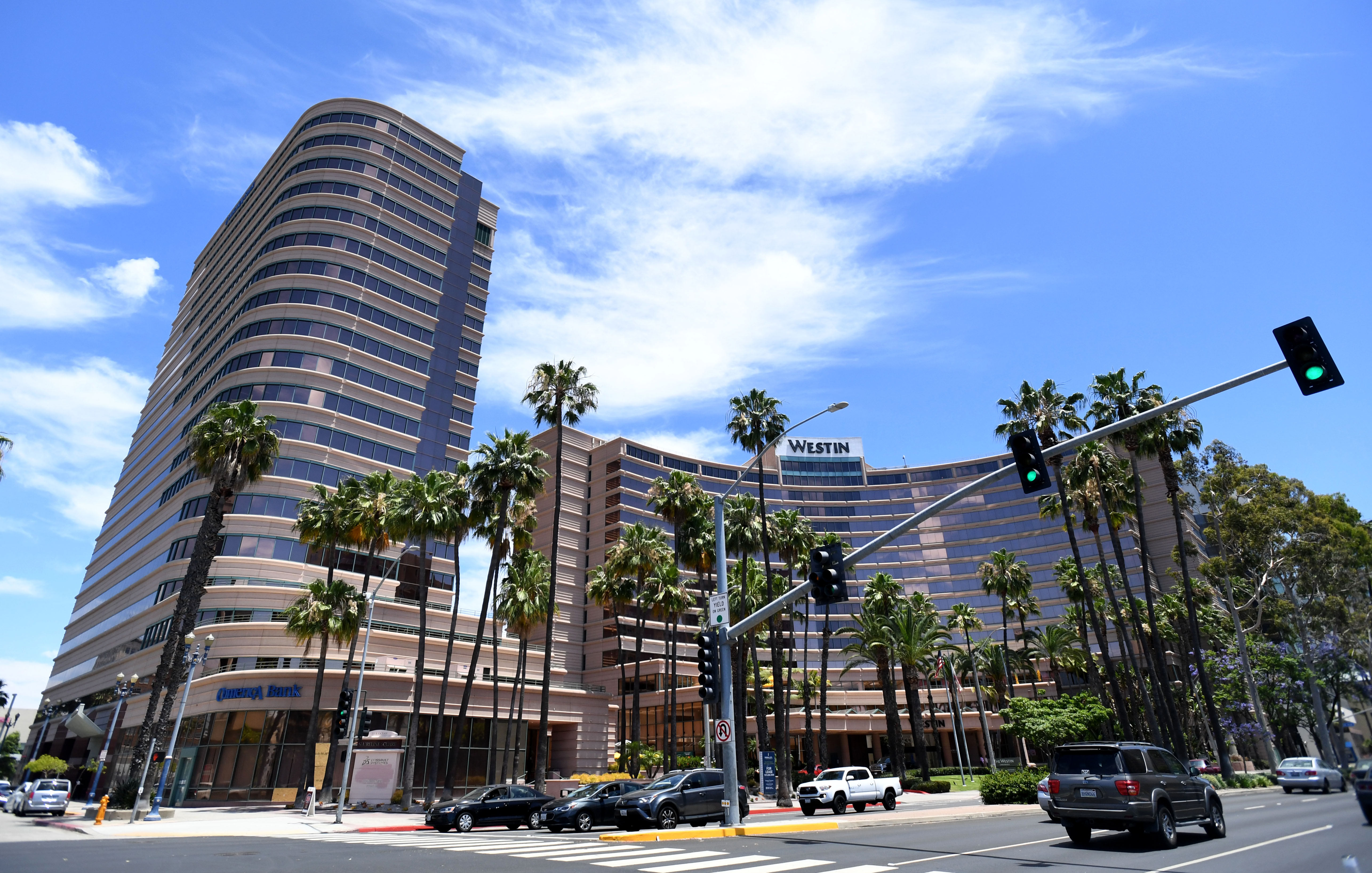 The Westin Long Beach on Ocean Boulevard. (Photo by Brittany...