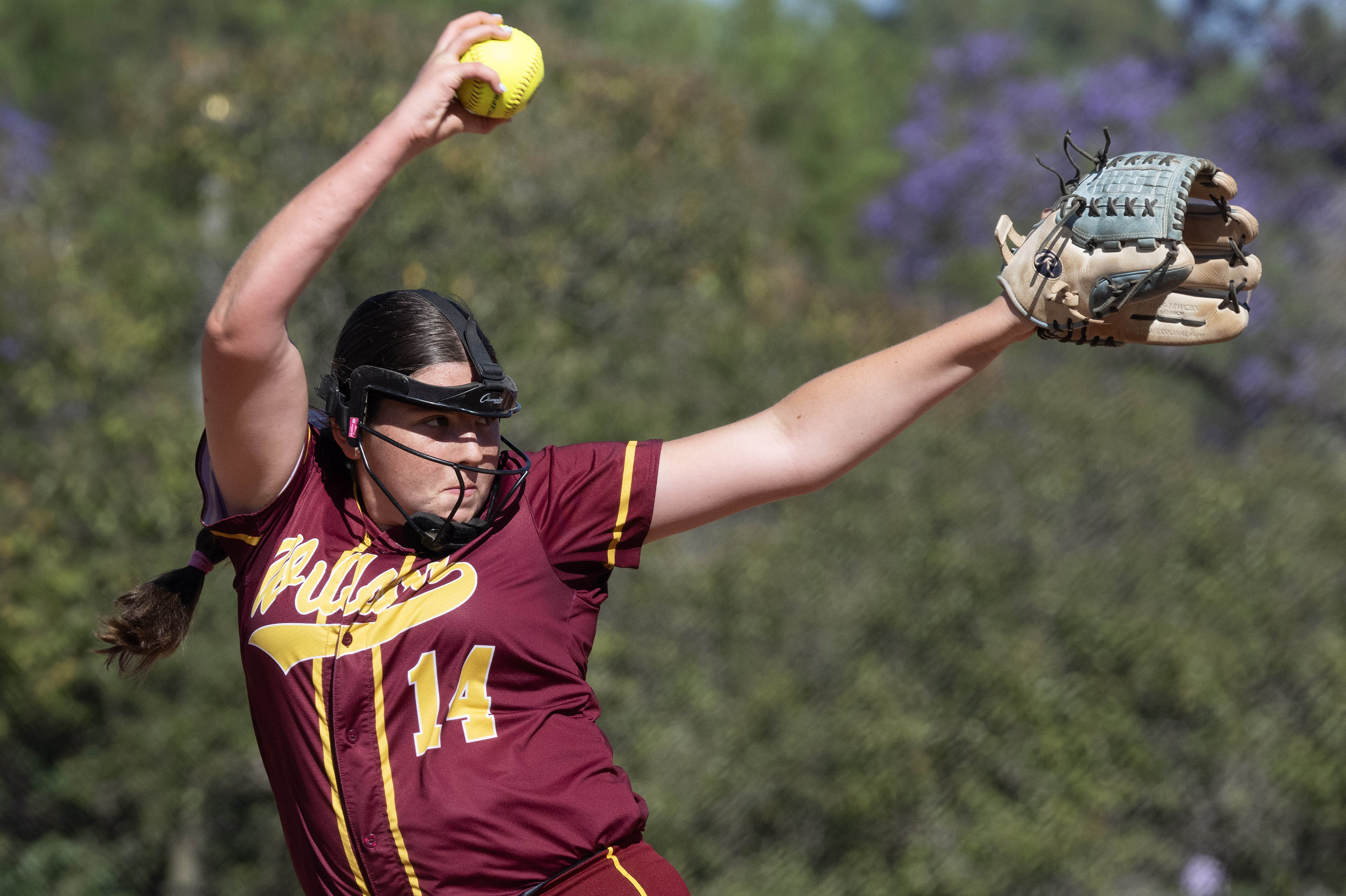 Wilsonâs Madeline Bowser throws a strike against Lakewood during a...