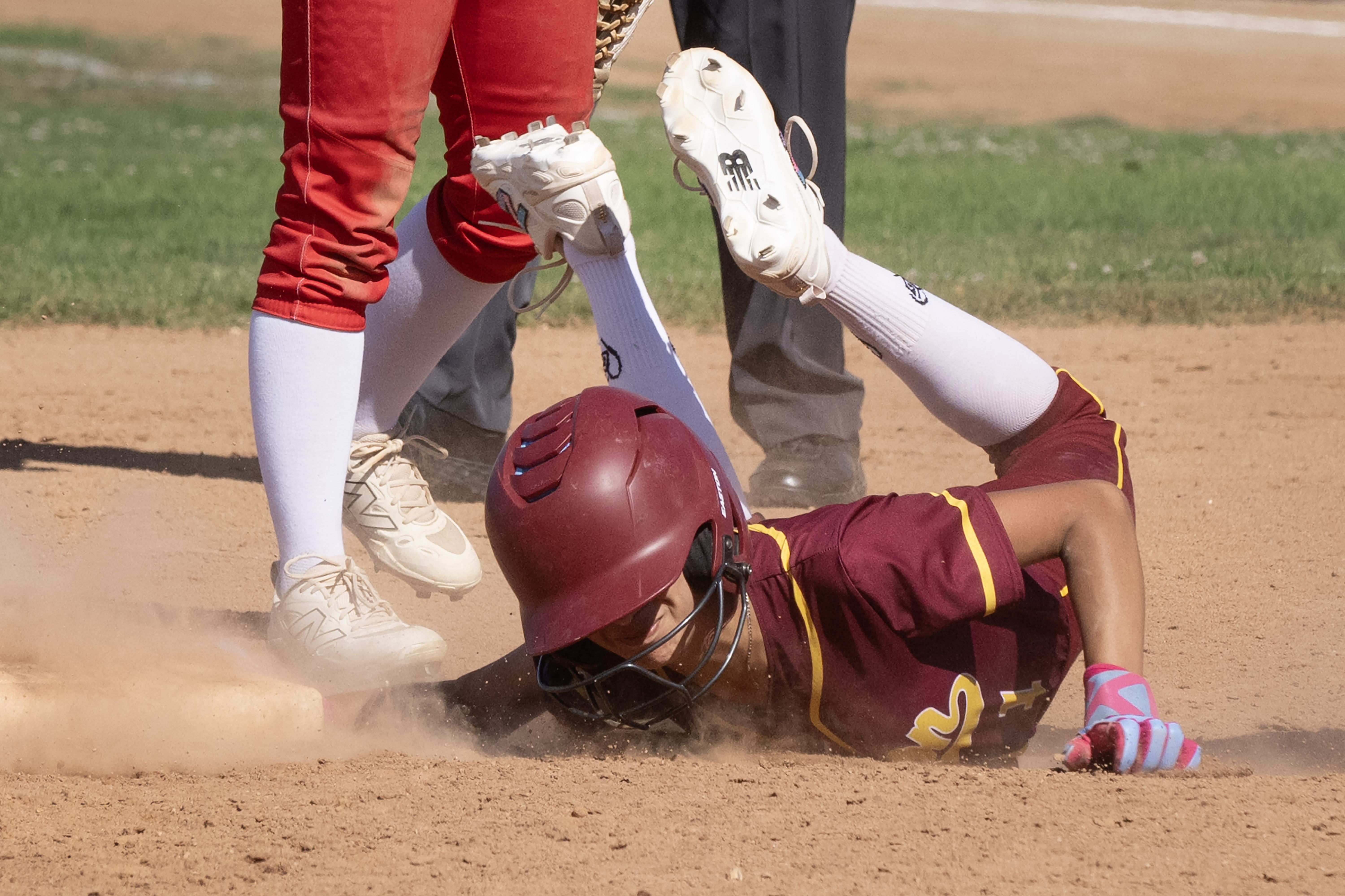 Wilsonâs runner is tagged out at second during a Moore...