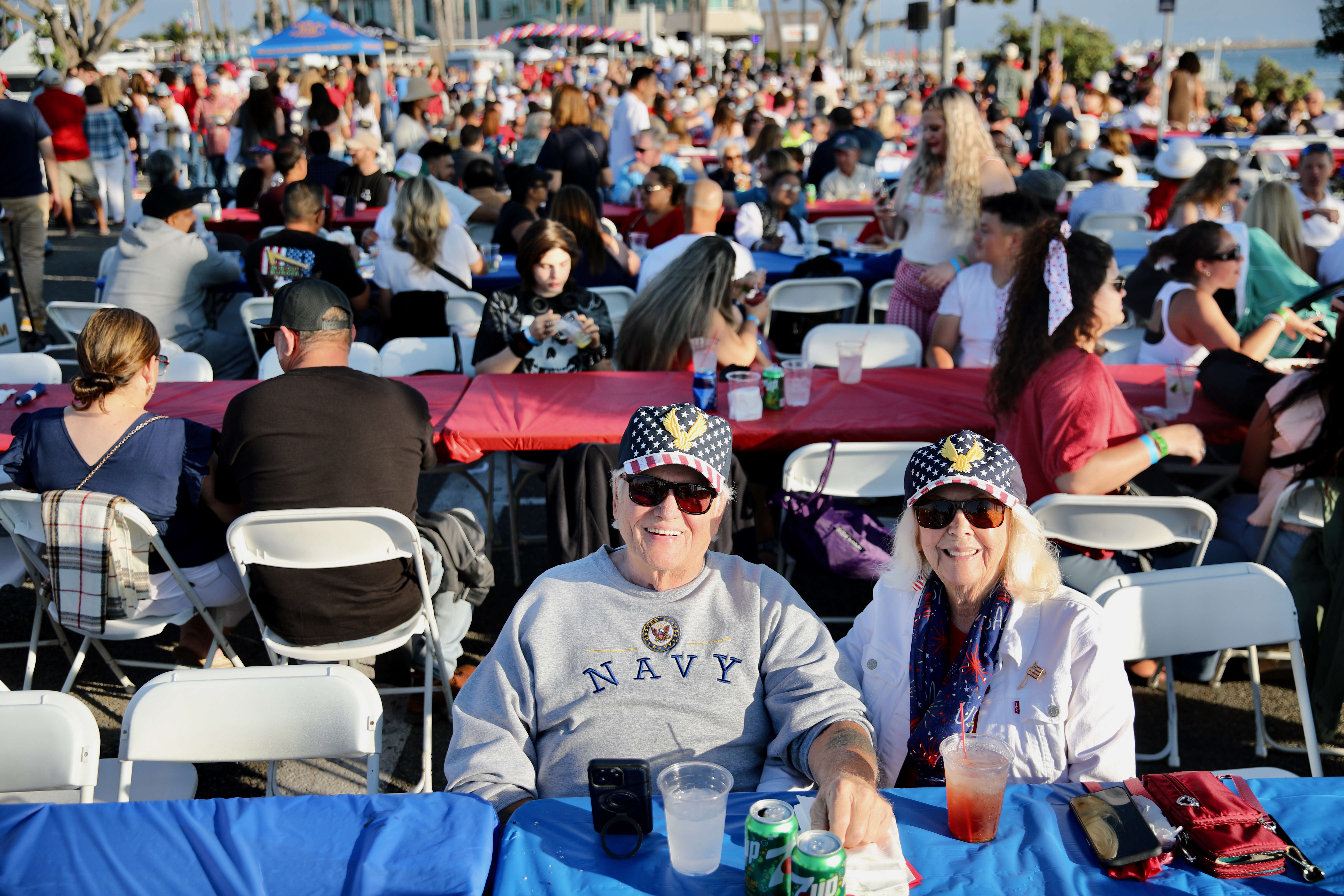 Revelers celebrate the 4th of July weekend at the Big...
