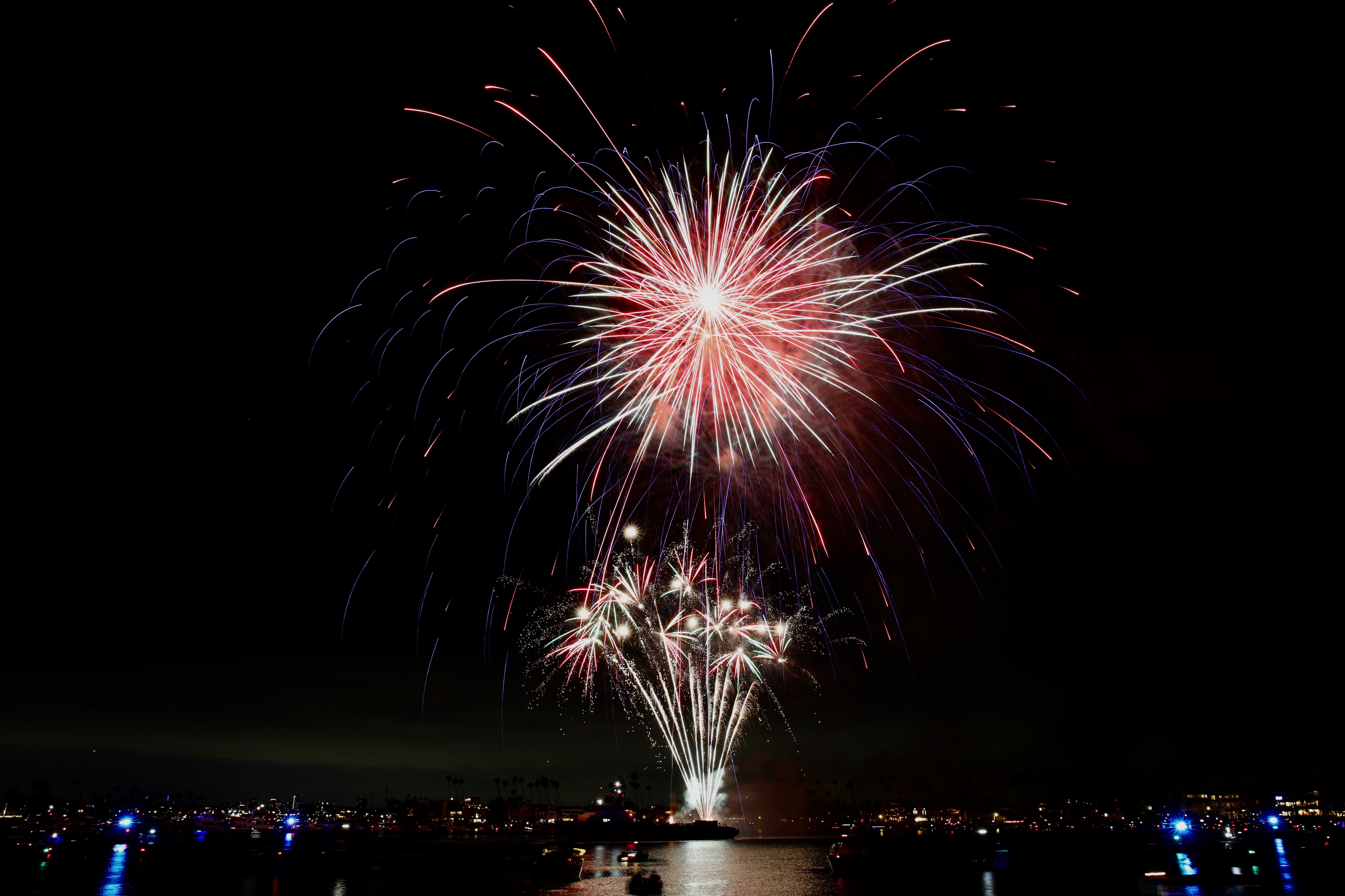 The Big Bang on the Bay Fourth of July fireworks...