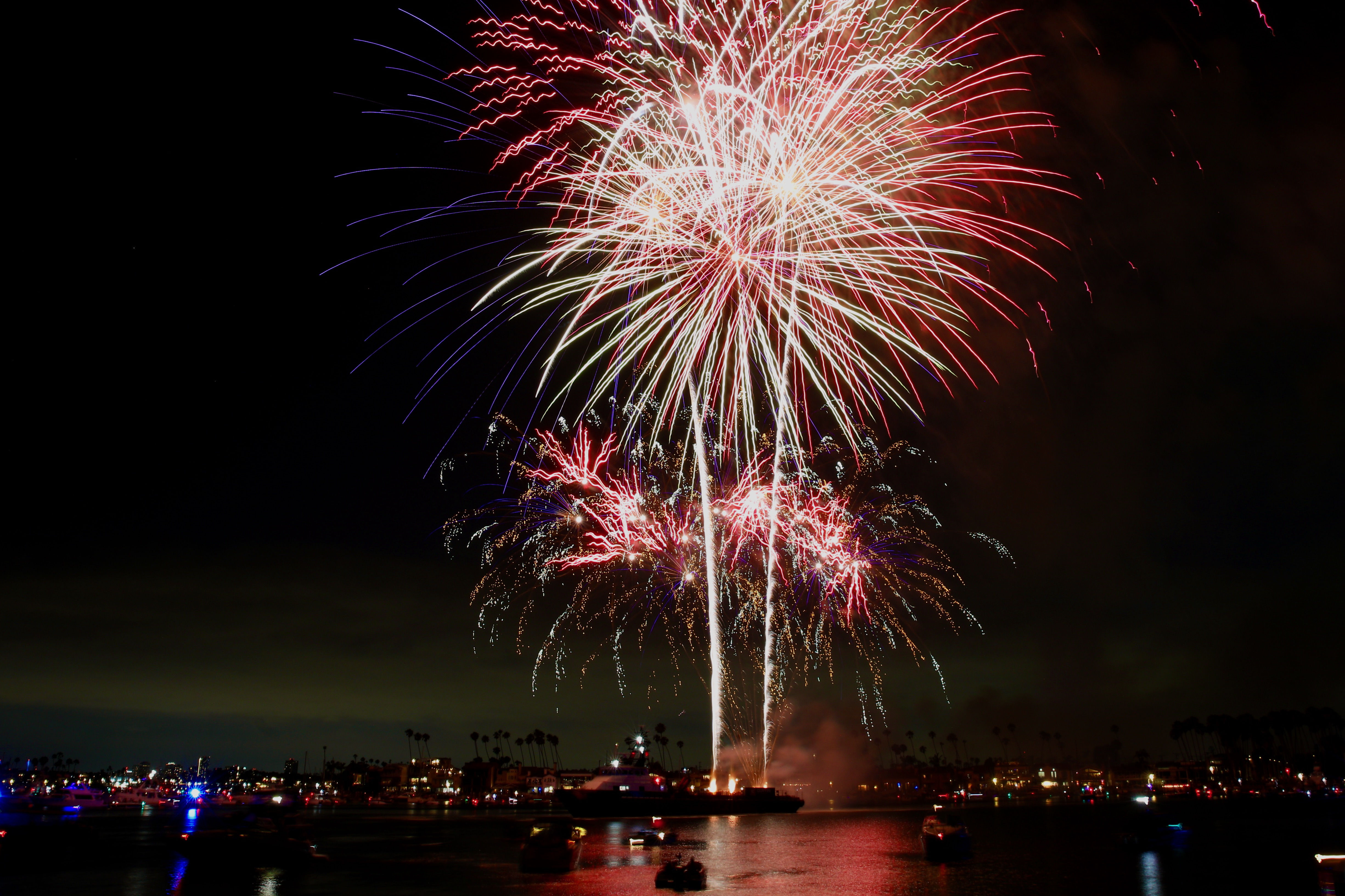 The Big Bang on the Bay Fourth of July fireworks...