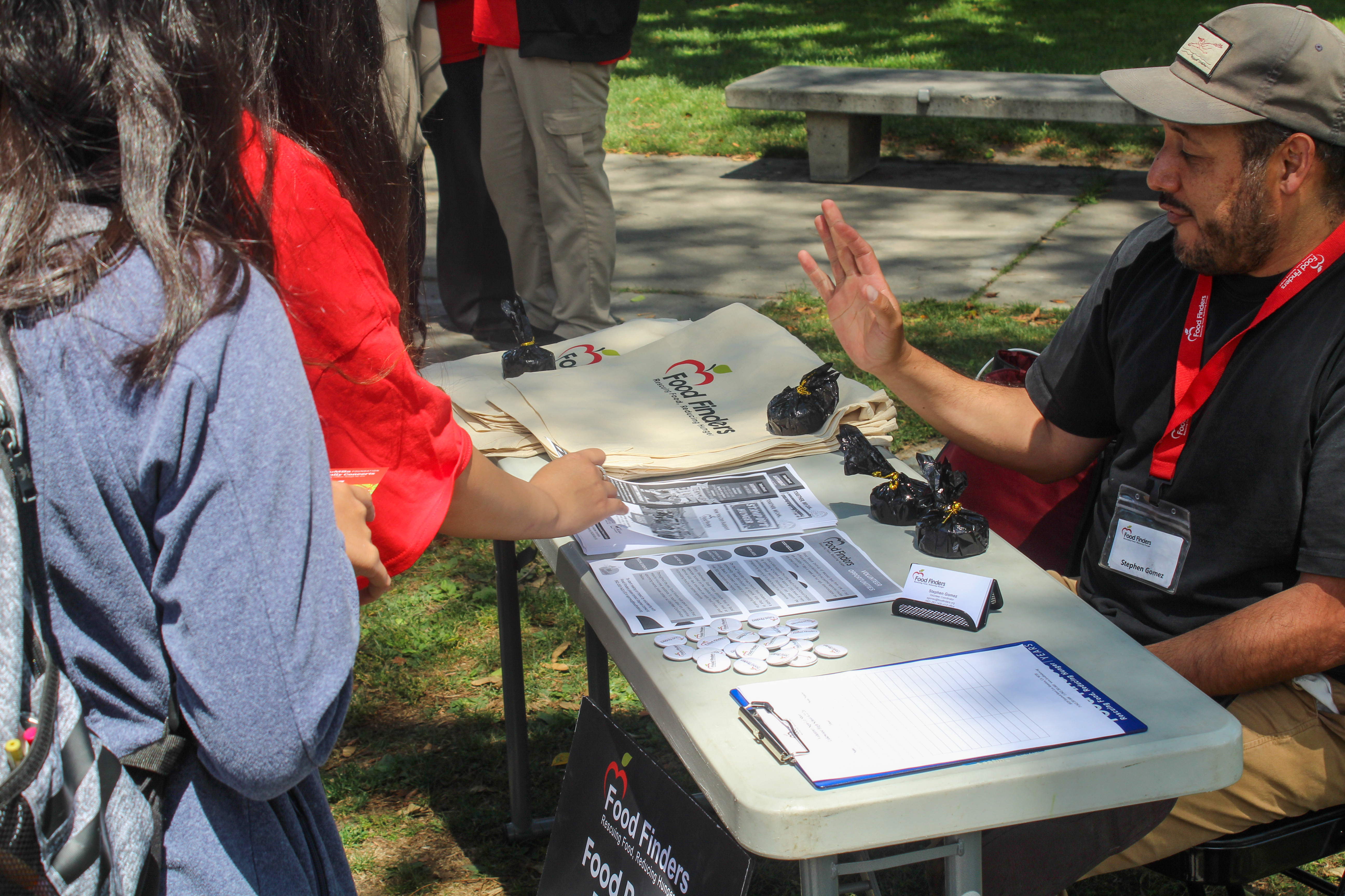 Food Finders had a booth at Lakewood High School’s inaugural...