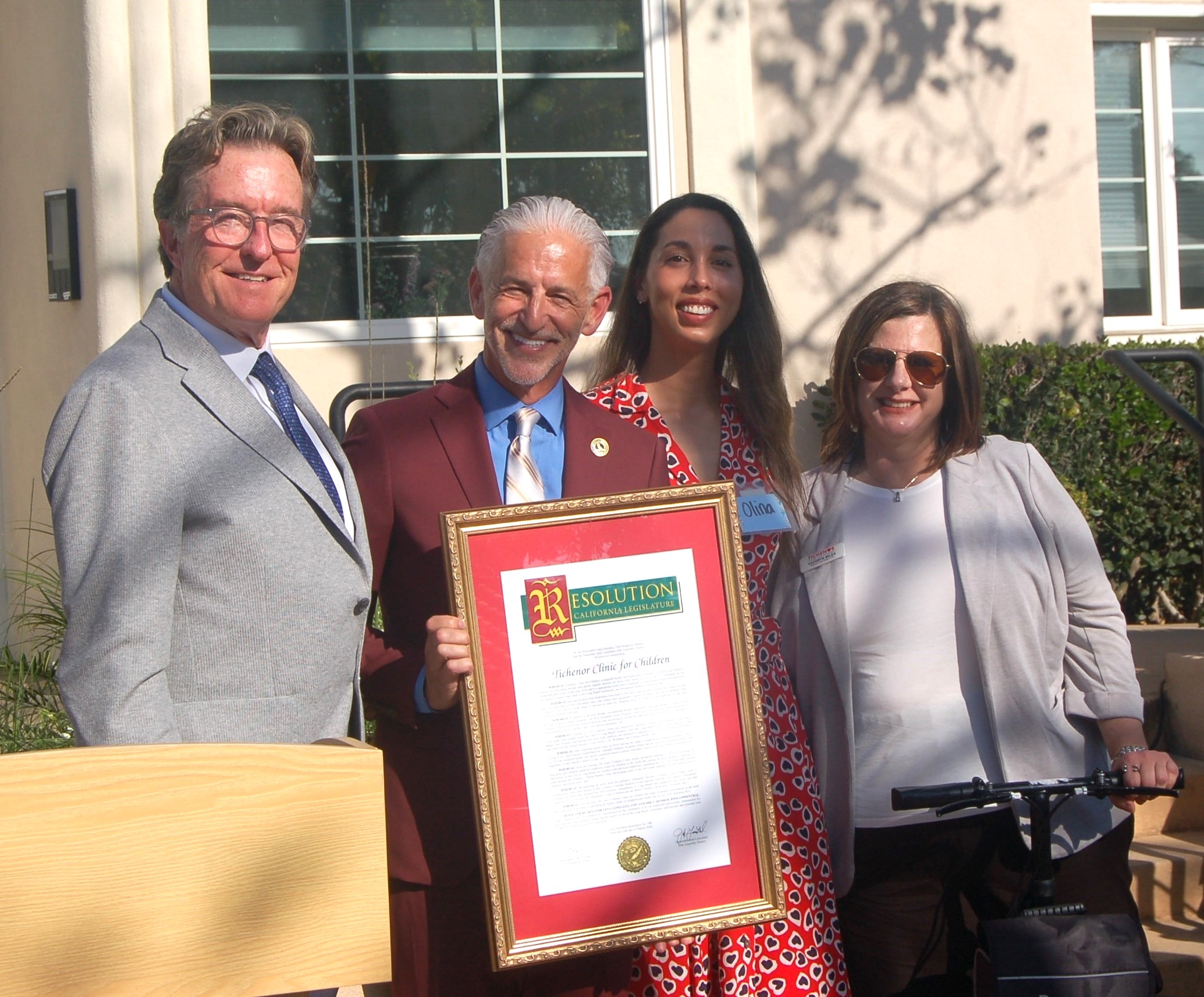Tichenor Clinic for Children 100th Anniversary ribbon cutting ceremony, from...