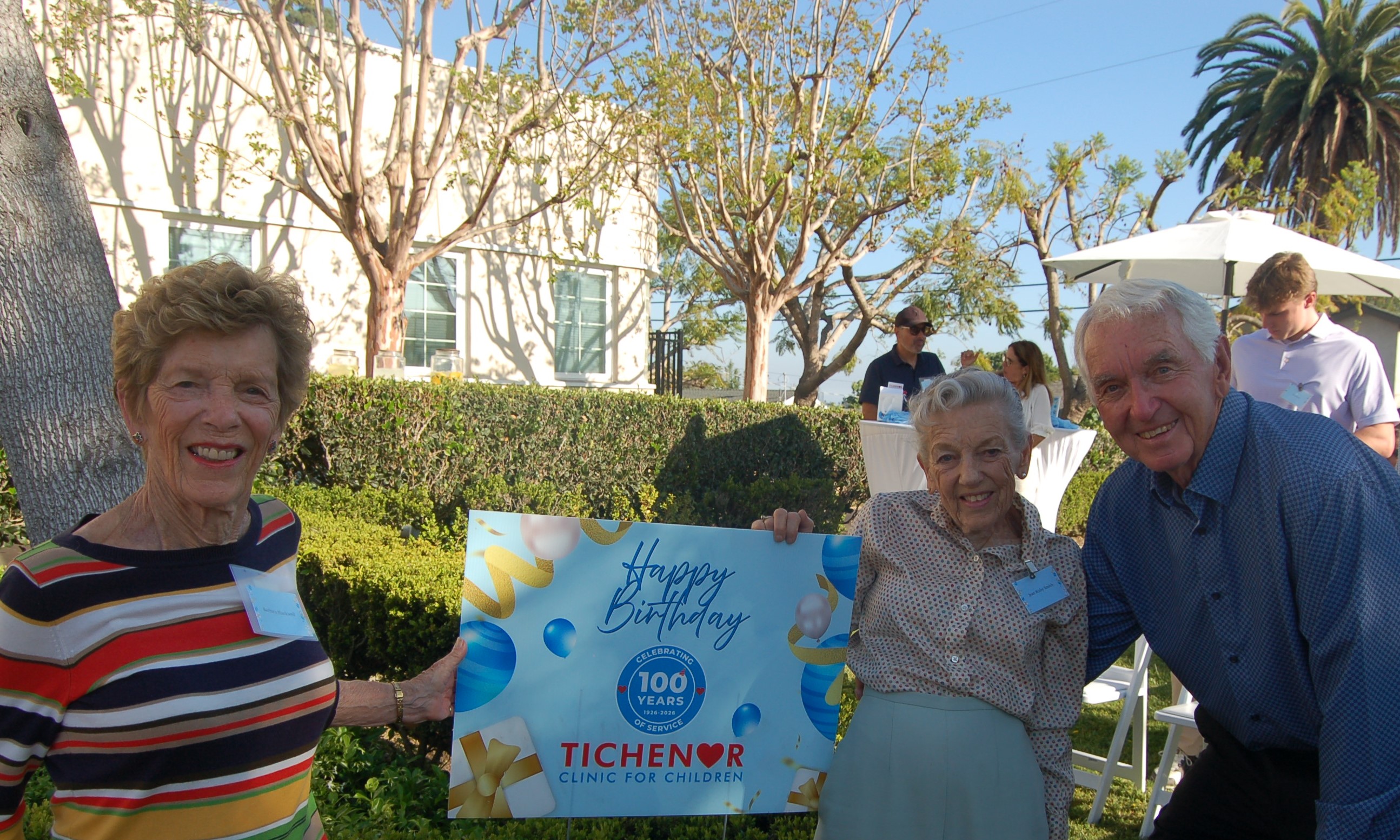 Photo from left, Barbara Blackwell, Jean Bixby Smith, and Dr....
