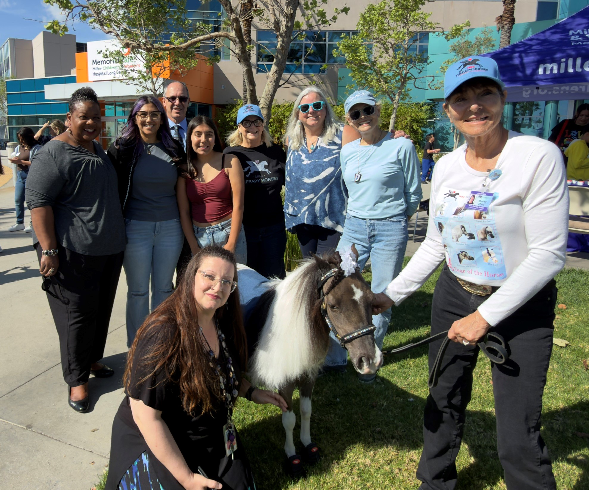 National Autism Acceptance Day on the patio at Miller Children’s...