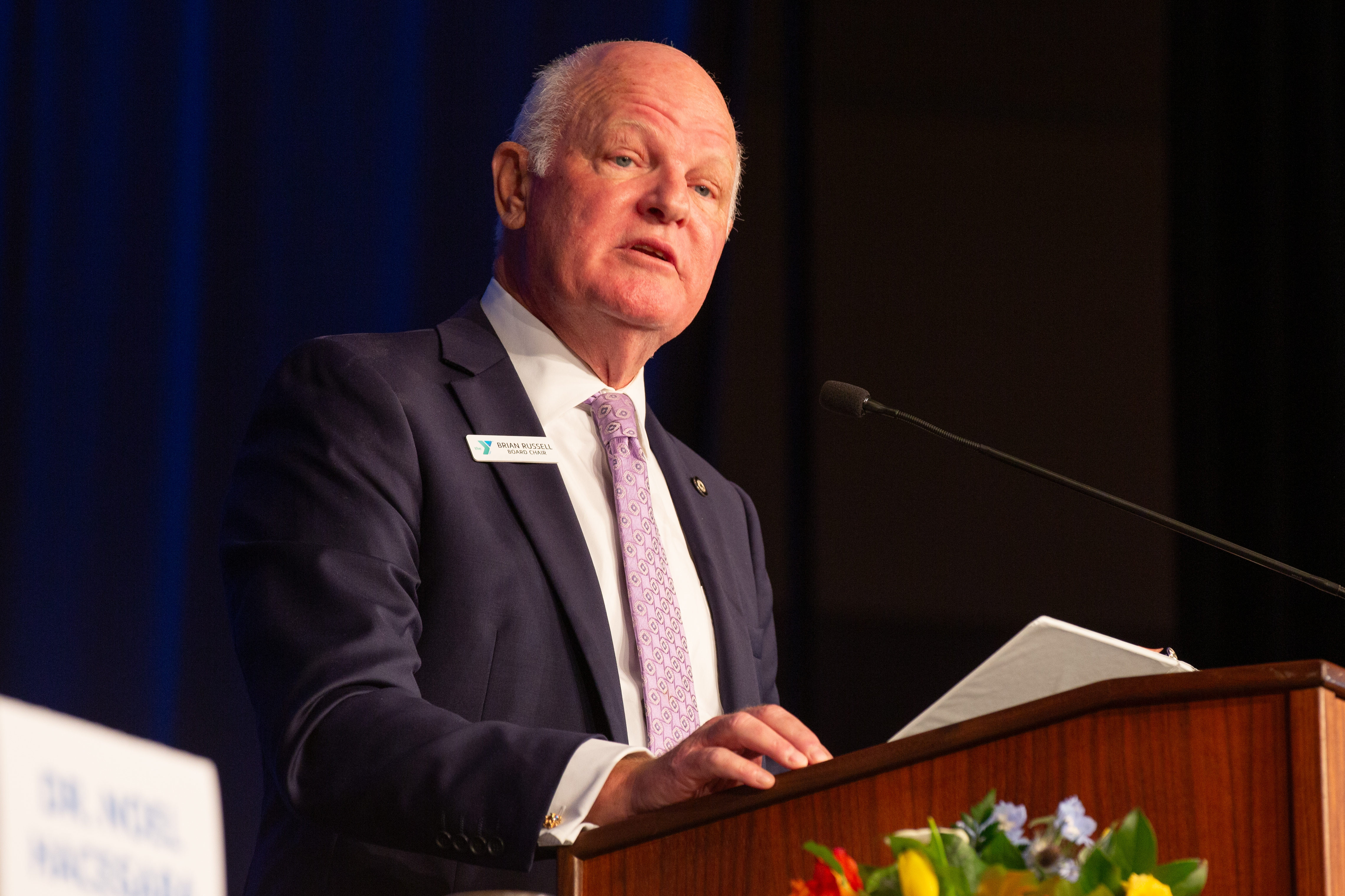 Brian Russell, board chair for the YMCA Greater Long Beach,...