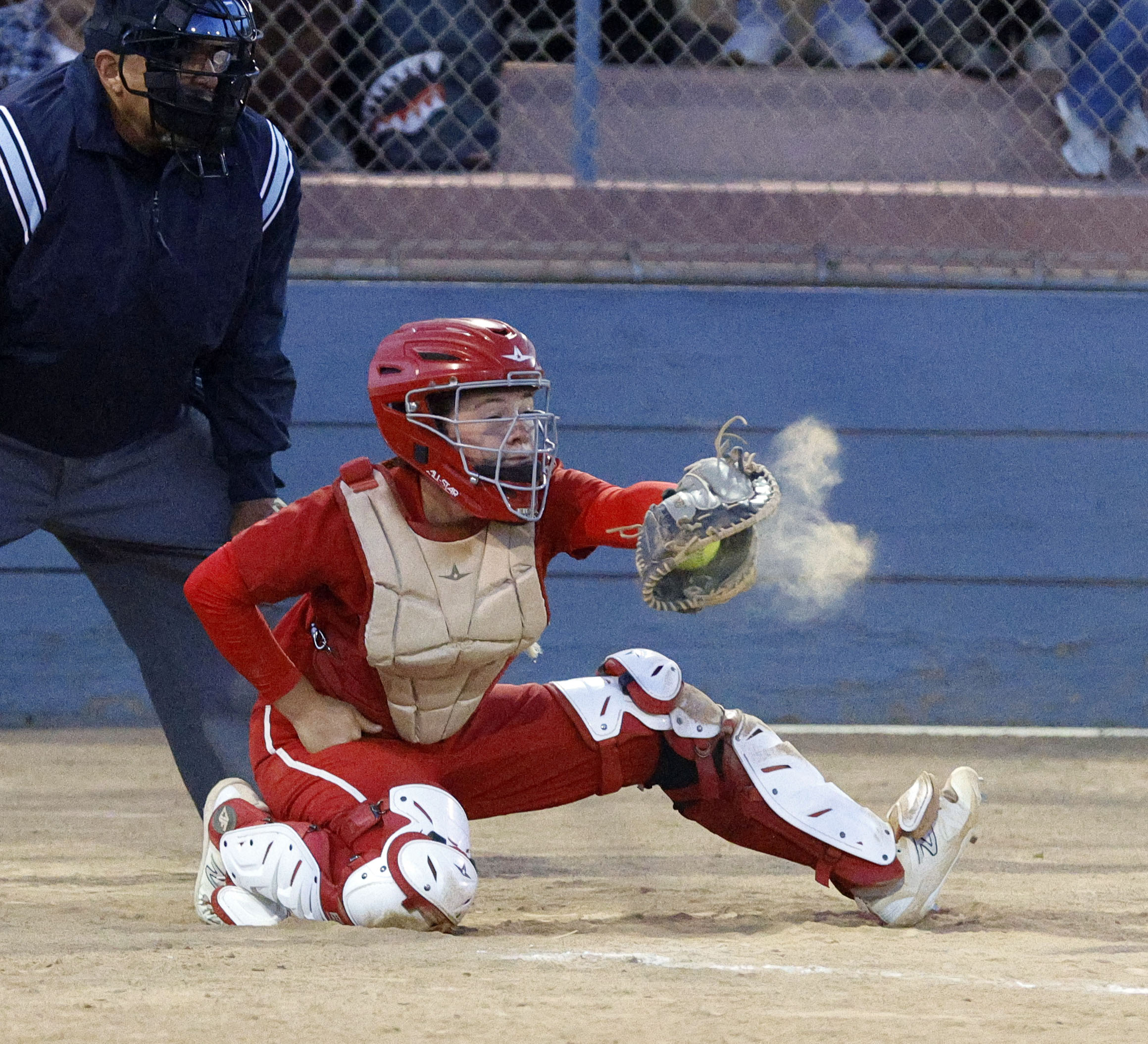 Lakewood’s Katelynn Lewis doesnt let anything get by her as...