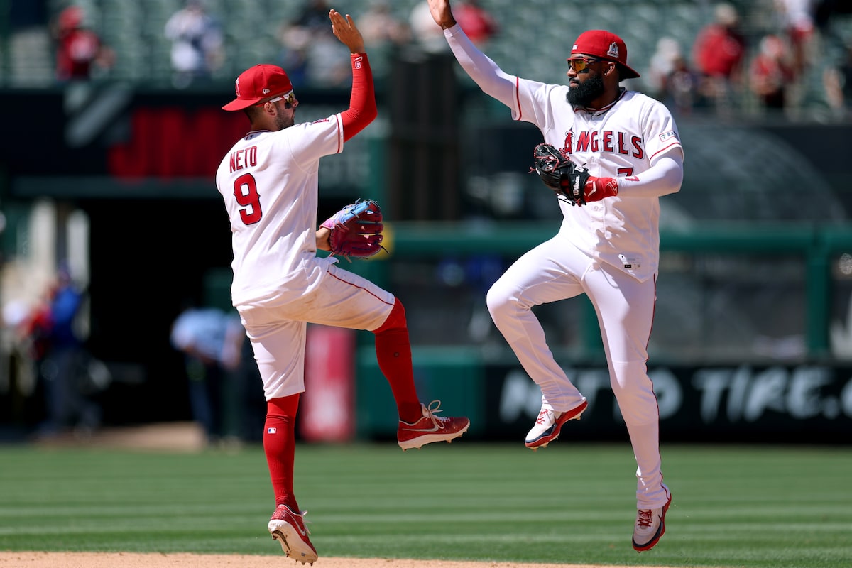 Angels hold off Blue Jays’ rally to avoid series sweep