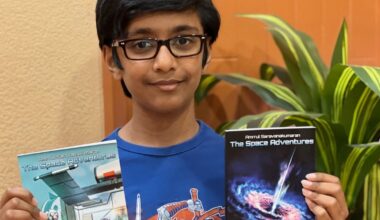 Young Author Spotlight: Milpitas 12-year-old publishes sci-fi series “The Space Adventures”