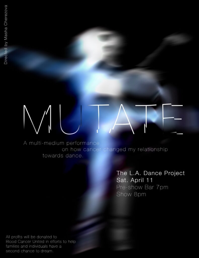 Poster for MUTATE by Masha Cherezova - Courtesy of the artist.