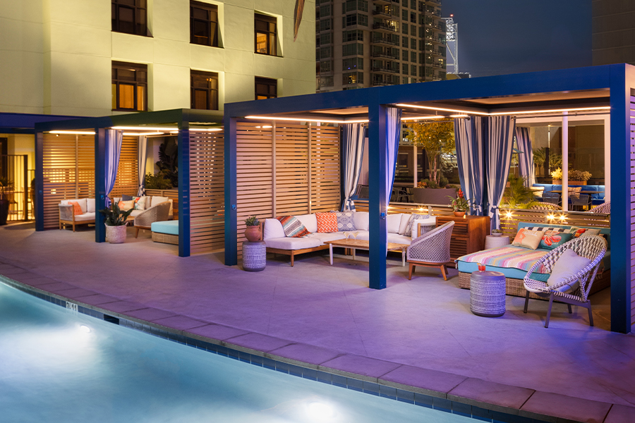 Margaritaville Hotel Rooftop Pool Cabanas Experience