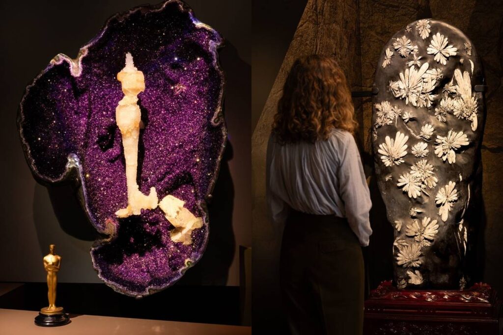 Geodes in Unearthed exhibition at LA Natural History Museum