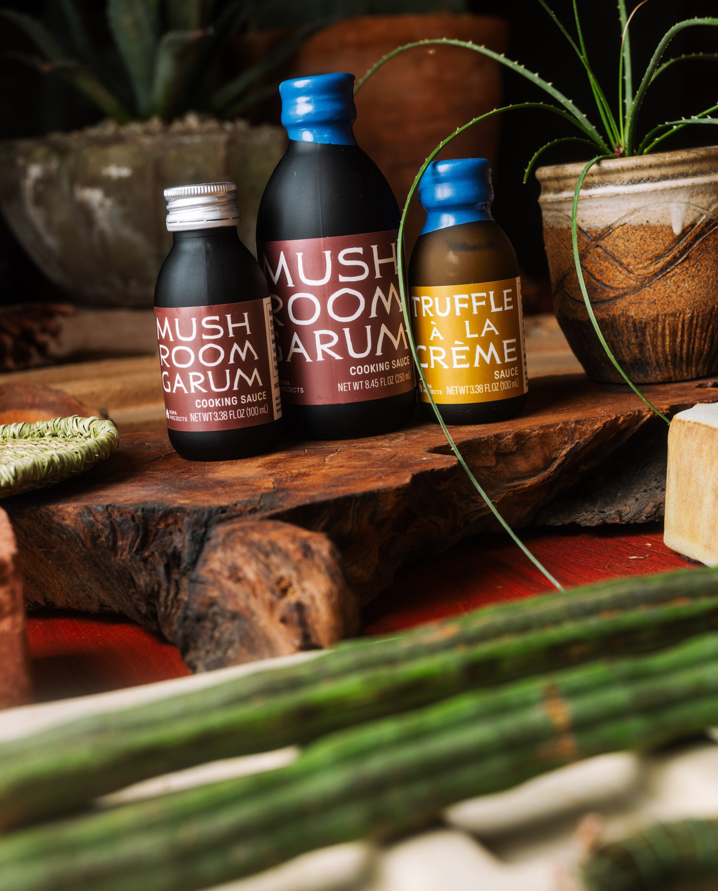 Mushroom garum and other products at Noma Projects in Silver Lake.
