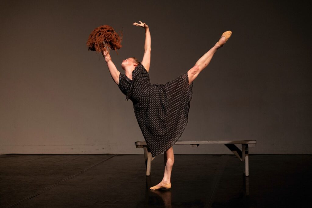 "Endings" Choreographed by Nancy Dobbs Owen - Performed by Kate Coleman - Photo by Denise Leitner.
