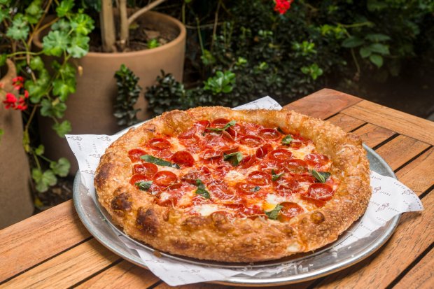 The crispy pepperoni pizza at Truly Pizza in Dana Point on Monday, May 5, 2025. (Photo by Leonard Ortiz, Orange County Register/SCNG)