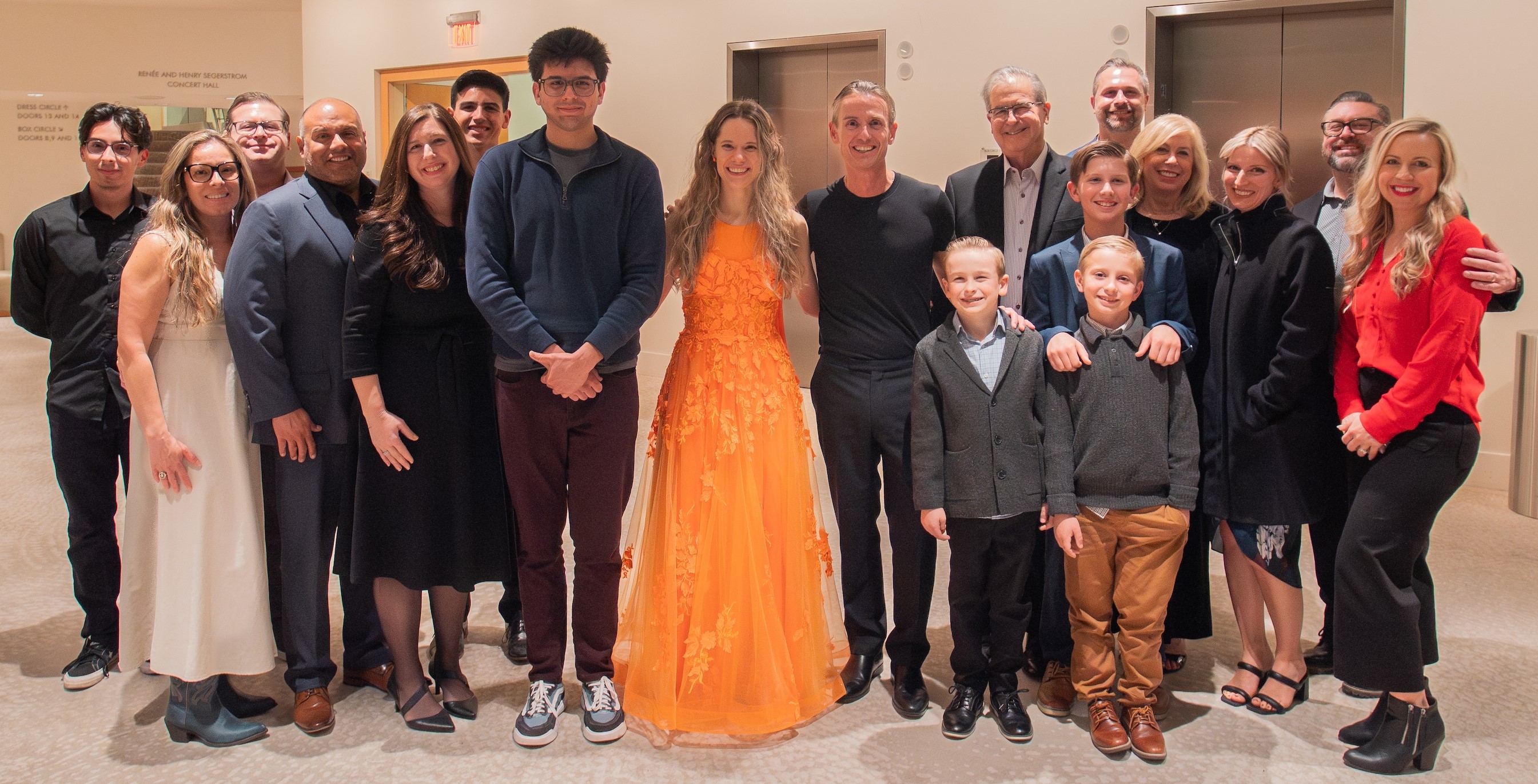 Pacific Symphony Artistic and Music Director Alexander Shelley with Leslie...