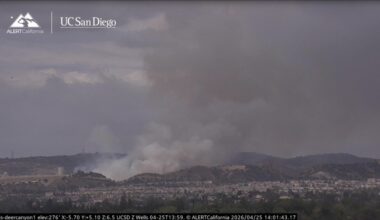 Wind-driven Carbon fire burns near homes in Brea – Orange County Register