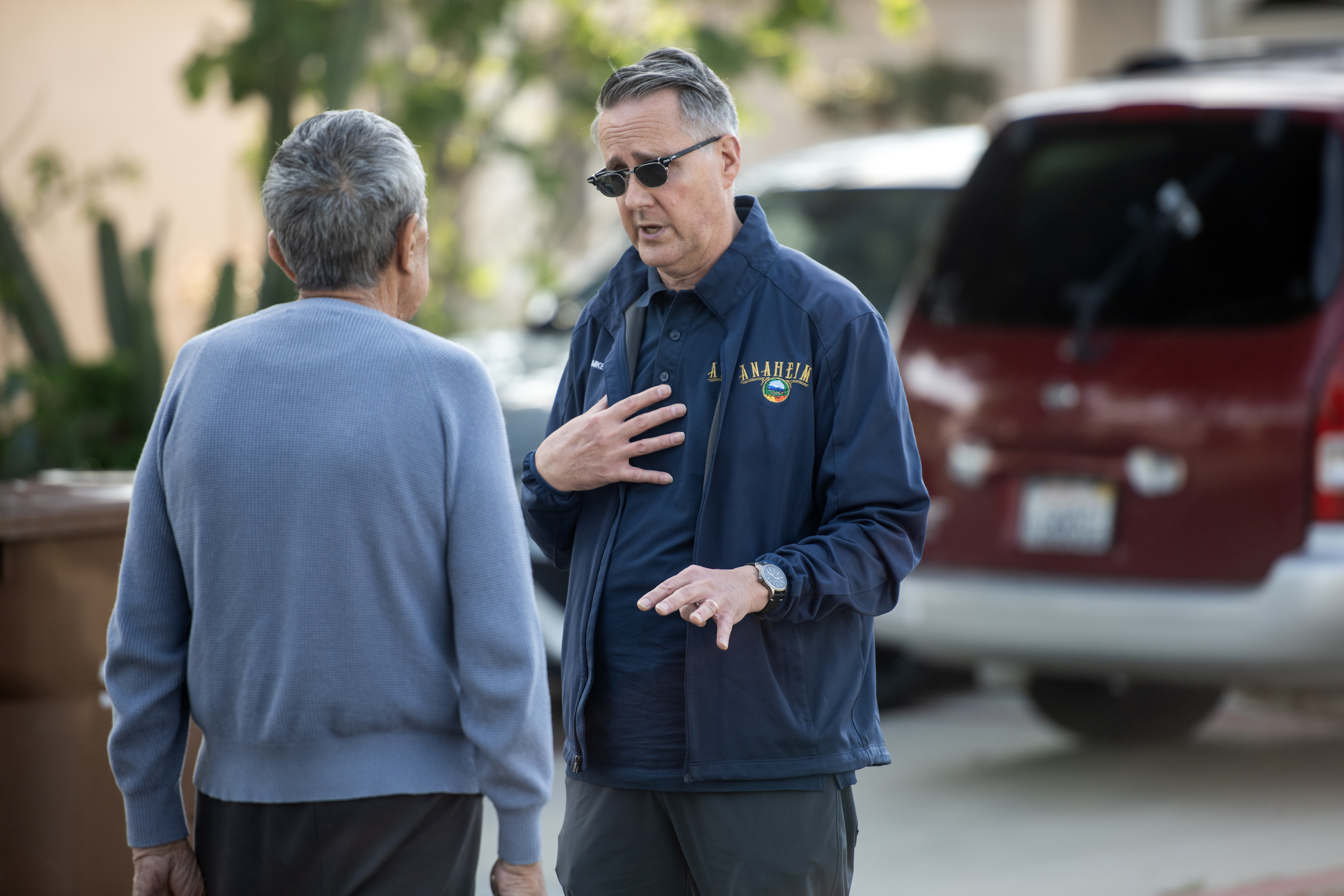 Mike Lyster, Chief Communications Officer for the City of Anaheim,...