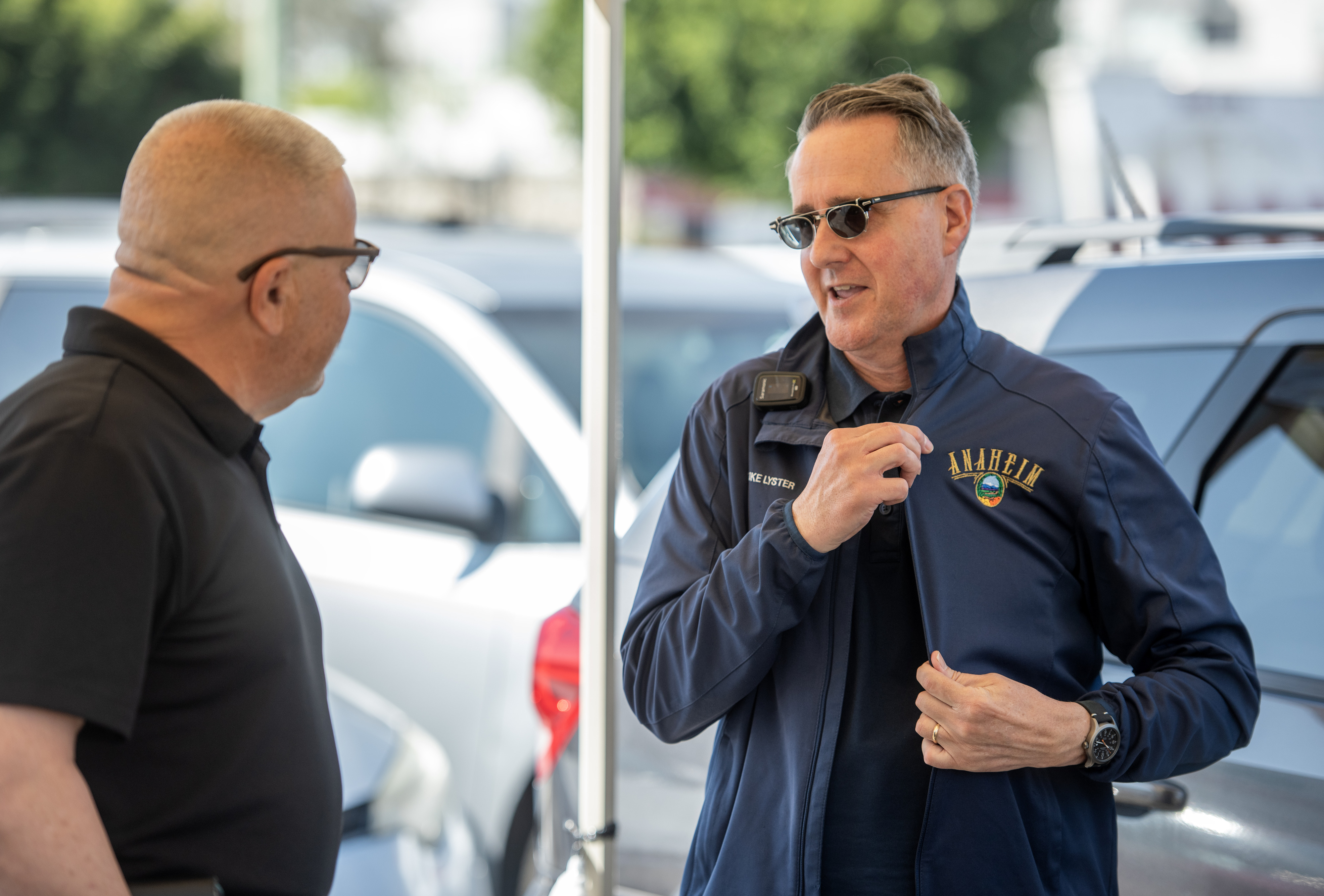 Mike Lyster, Chief Communications Officer for the City of Anaheim,...