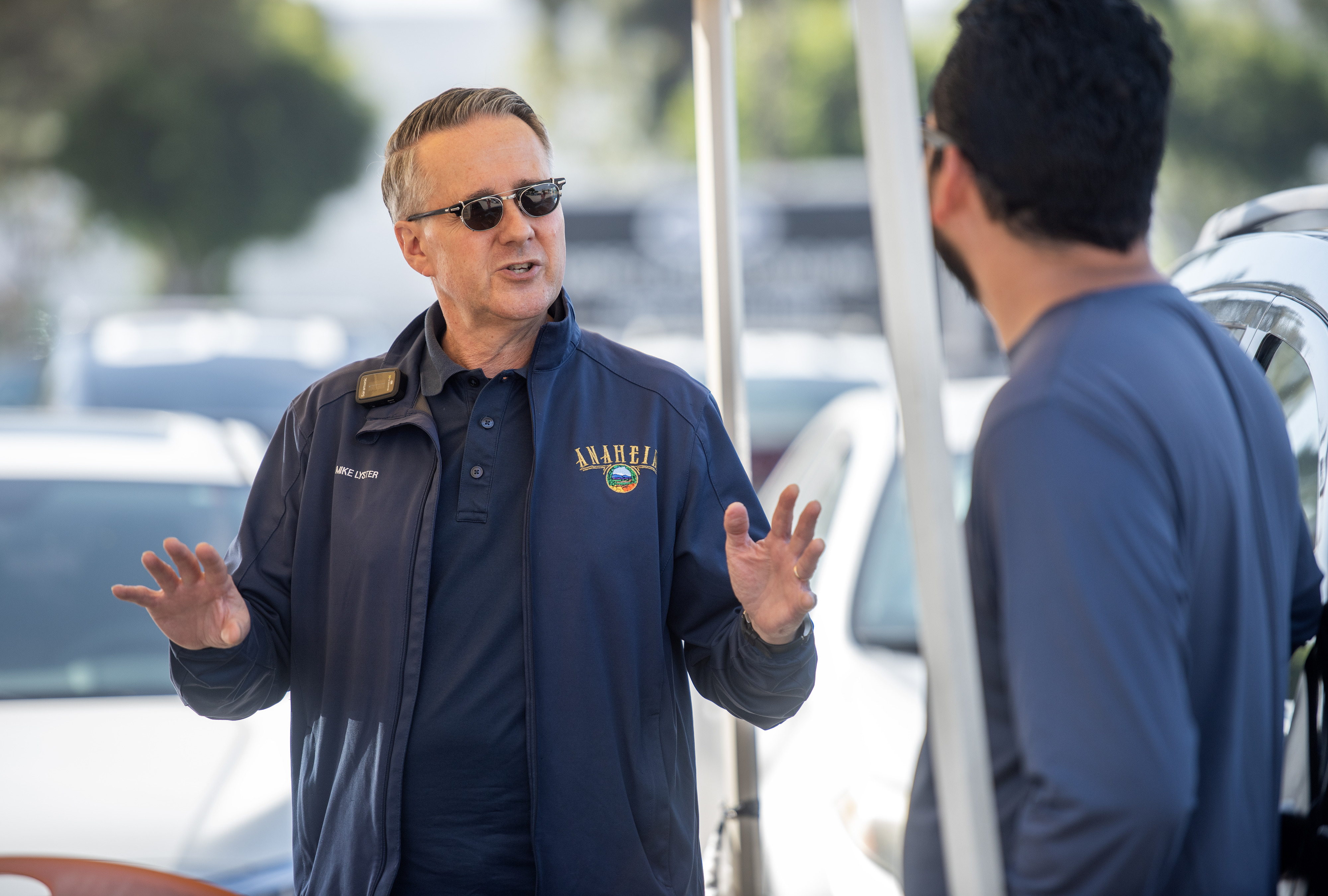 Mike Lyster, Chief Communications Officer for the City of Anaheim,...