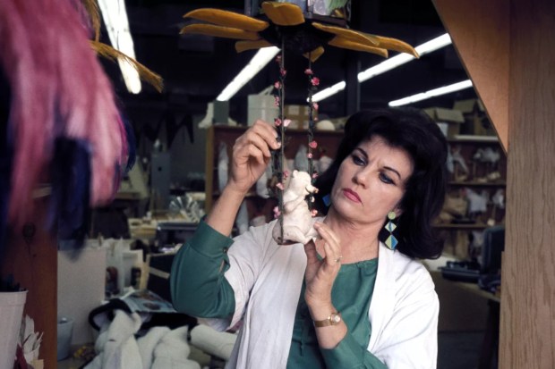 Disney Legend Leota Toombs works on a character at Walt Disney Imagineering. (Courtesy of the official Walt Disney Imagineering Instagram account)