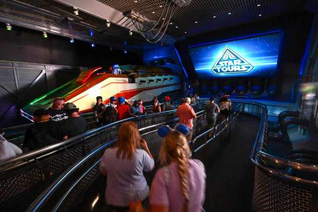Star Tours at Tomorrowland inside Disneyland at the Disneyland Resort in Anaheim, CA, in 2024. (Photo by Jeff Gritchen, Orange County Register/SCNG)