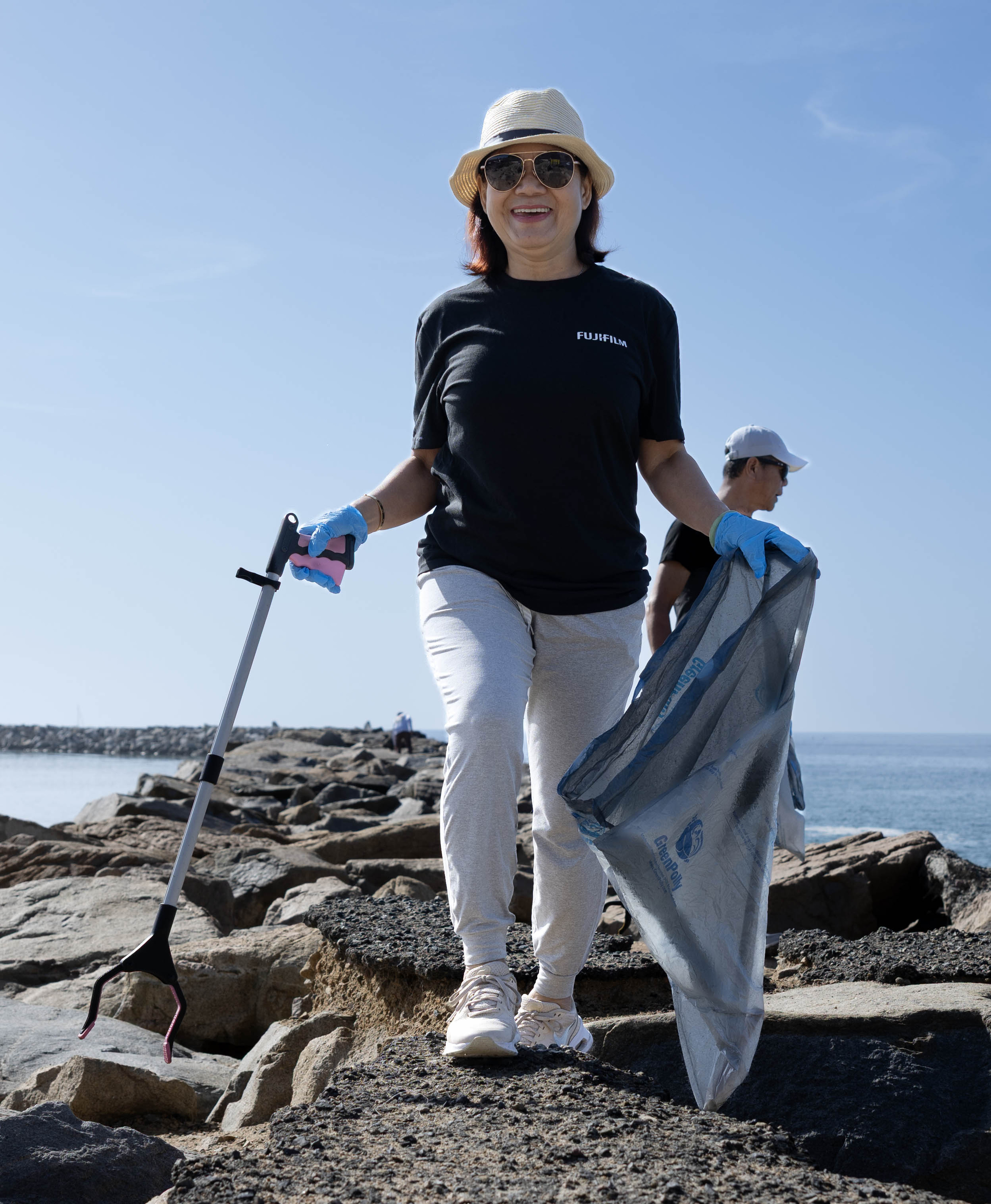 Kim Pham and her husbandÂ Sonny Kim of Anaheim, take part...