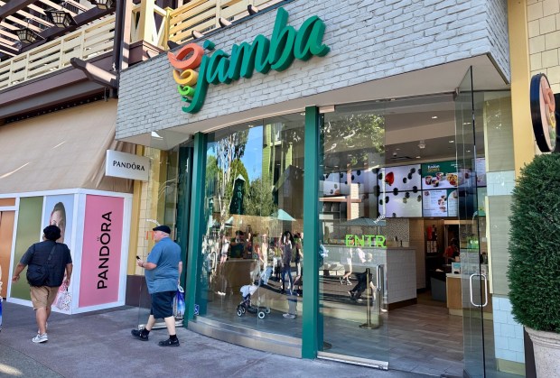 The Jamba smoothie juice bar in Downtown Disney. (Photo by Brady MacDonald, Orange County Register/SCNG)