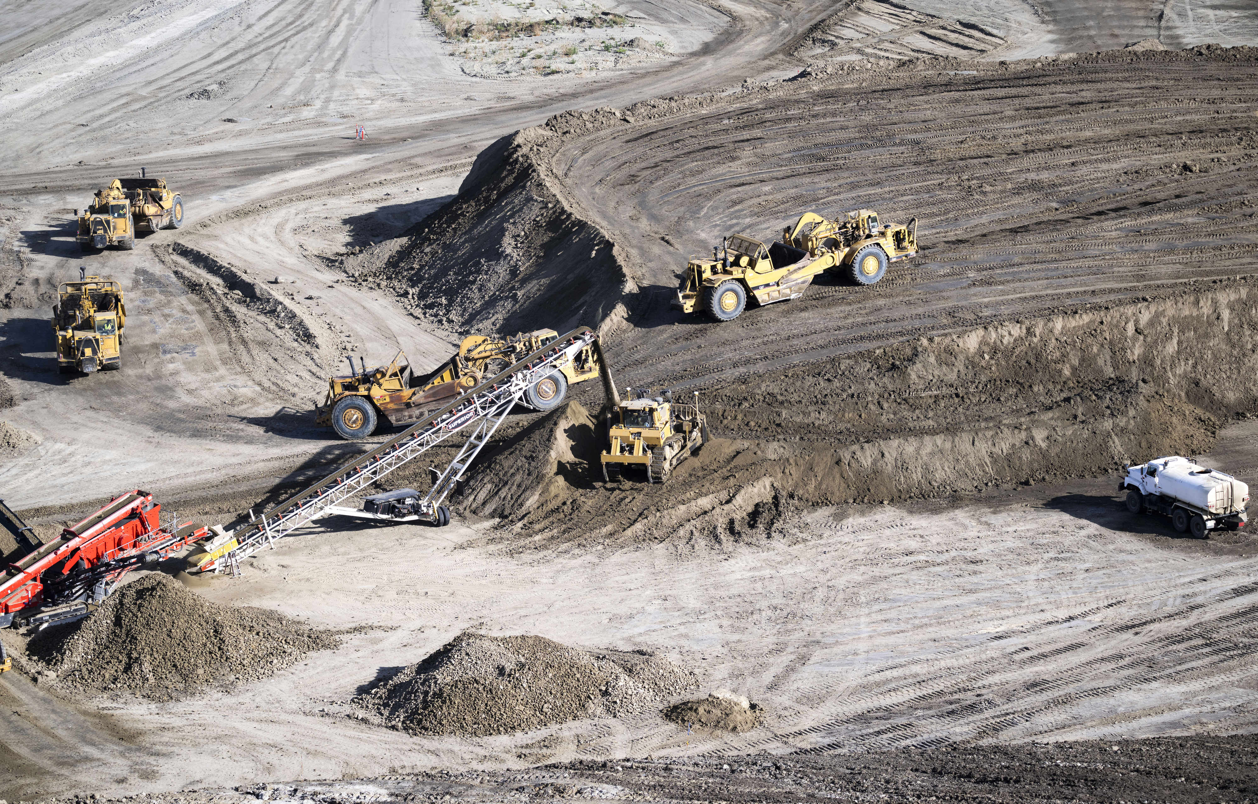 Grading is underway in Zone 4, Phase A at the...