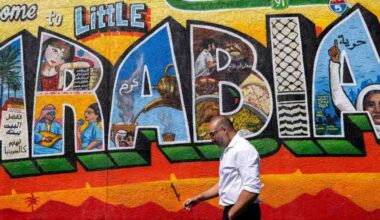 Little Arabia’s new mural says ‘welcome.’ The invitation is hard to miss – Orange County Register