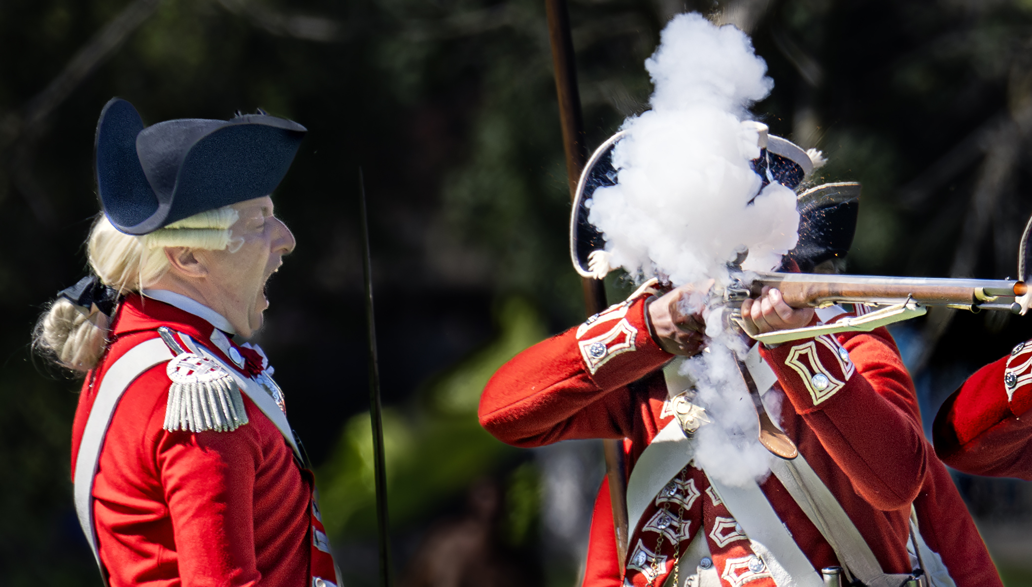 The 33rd Regiment of Foot, pictured, takes on the 1st...