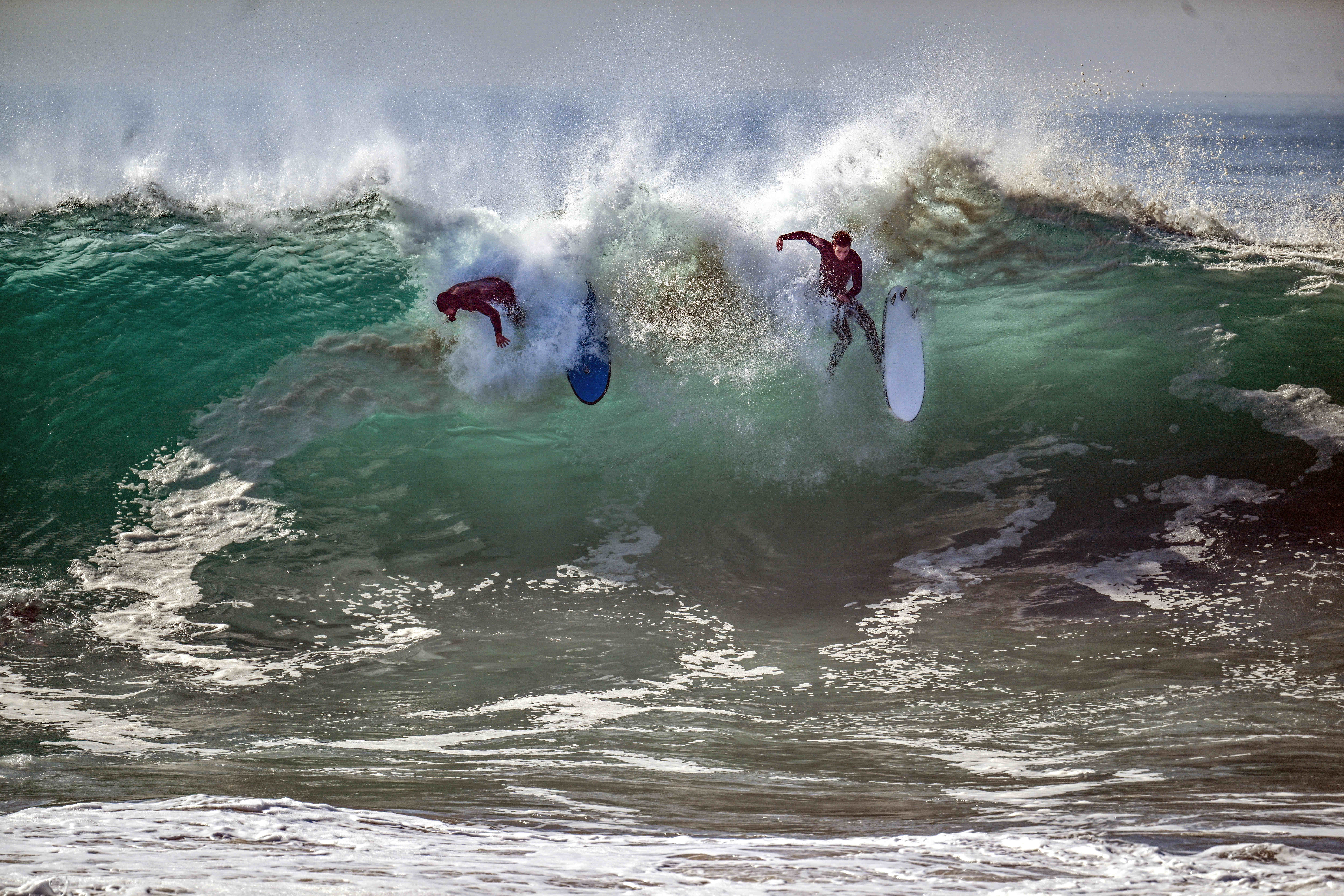 Durfers ride the first south swell of the season as...